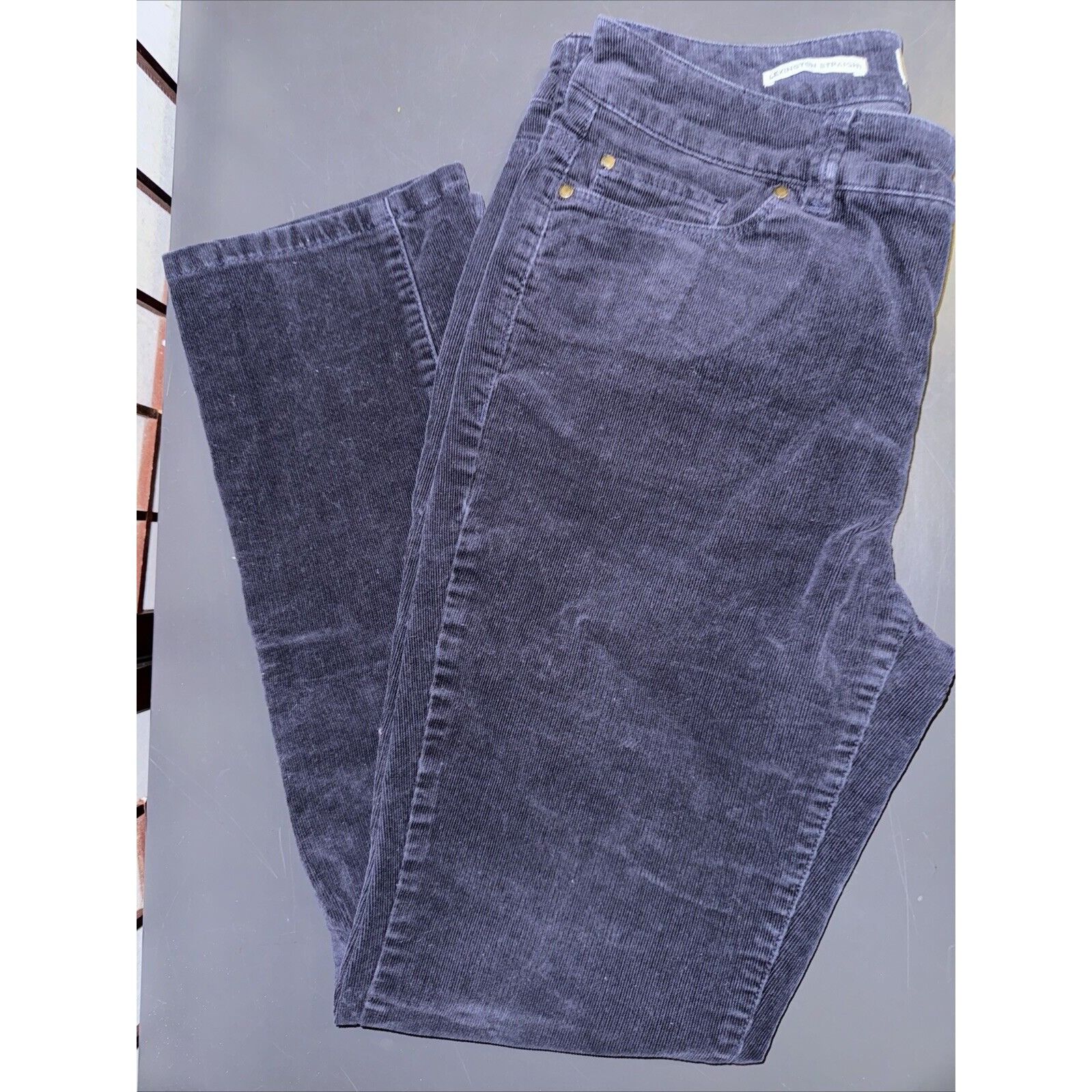 Other Charter Club Petite Lexington Corduroy Straight-Leg Pants Si Size 27" / US 4 / IT 40 - 14 Thumbnail