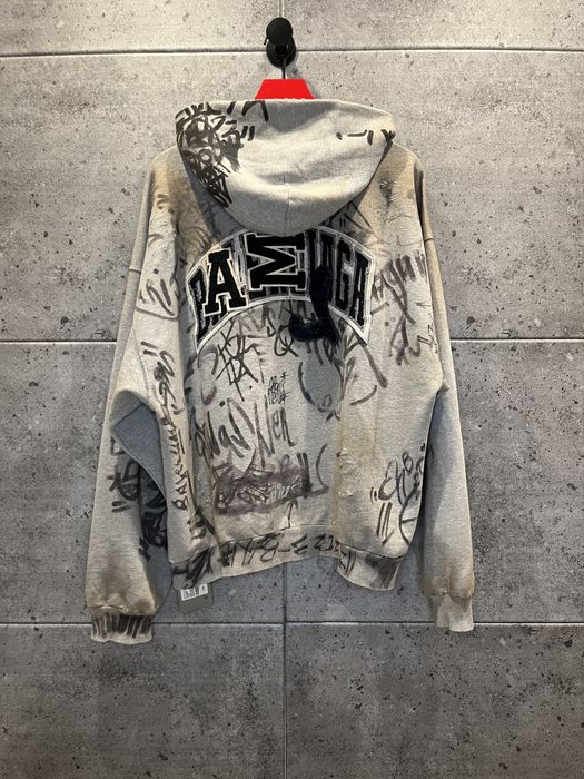 Balenciaga Balenciaga skater graffiti zip up hoodie | Grailed