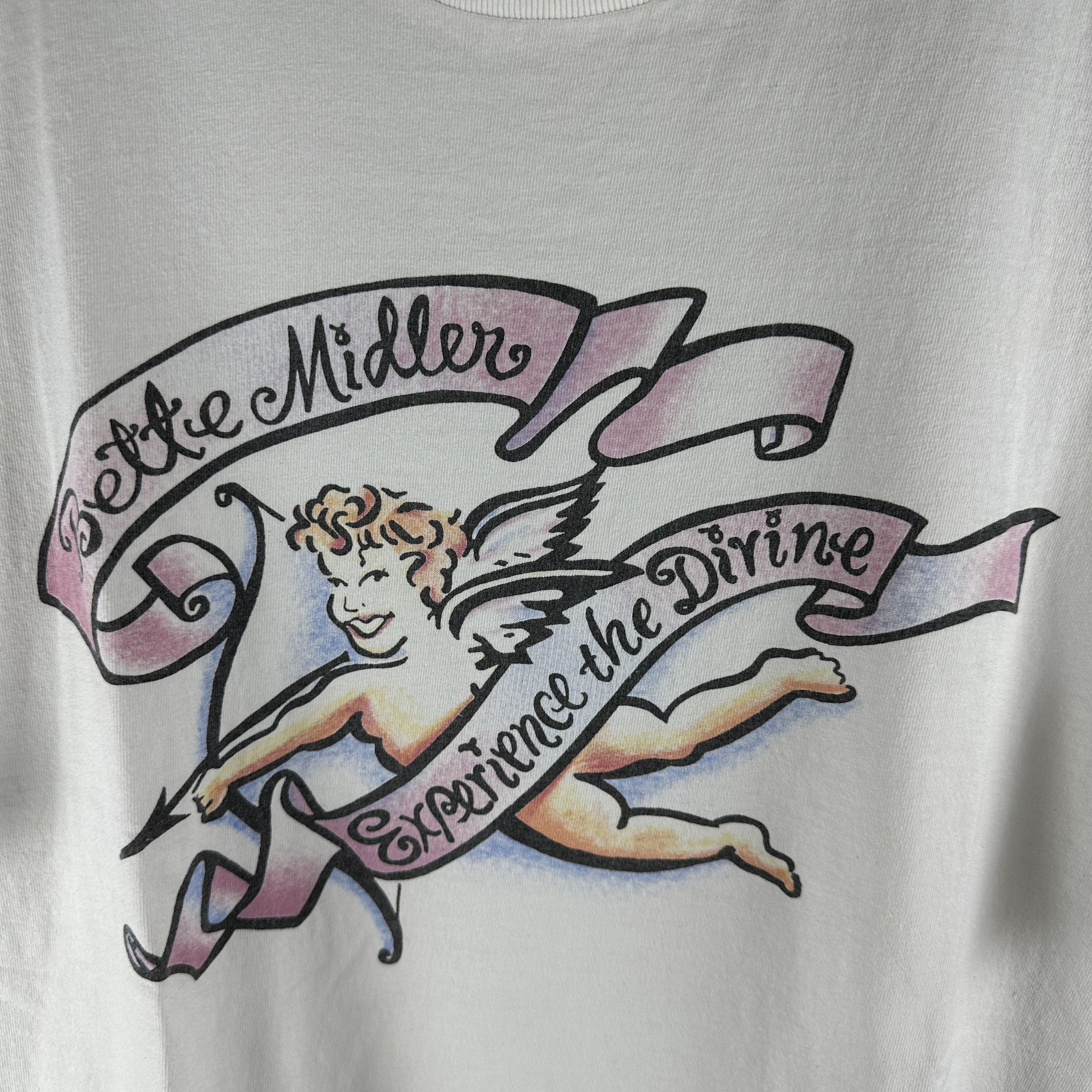 Vintage ​90s Bettie Midler Experience the Divine Comedian​ T-Shirt Size US XL / EU 56 / 4 - 2 Thumbnail