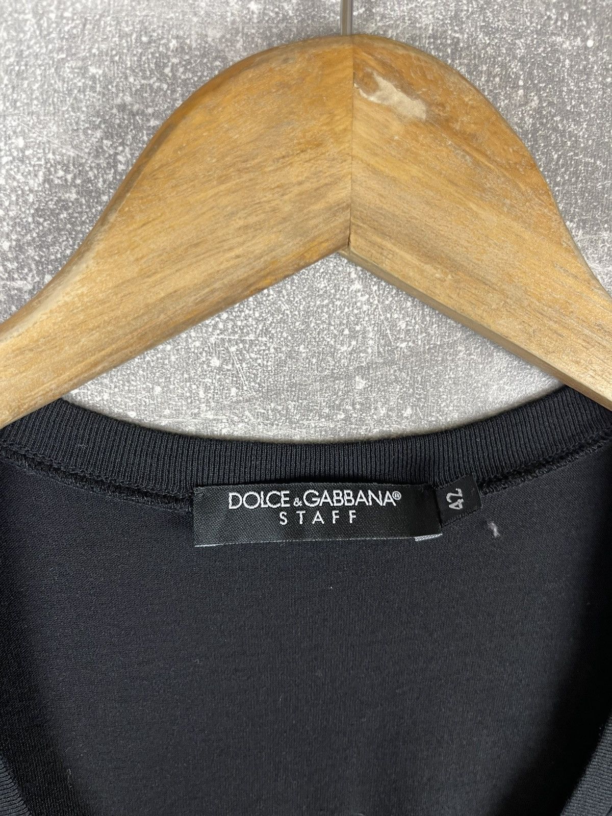 Dolce & Gabbana Dolce & Gabbana Staff Black Tank Top Cotton Sleeveless Shirt Size M / US 6-8 / IT 42-44 - 5 Thumbnail
