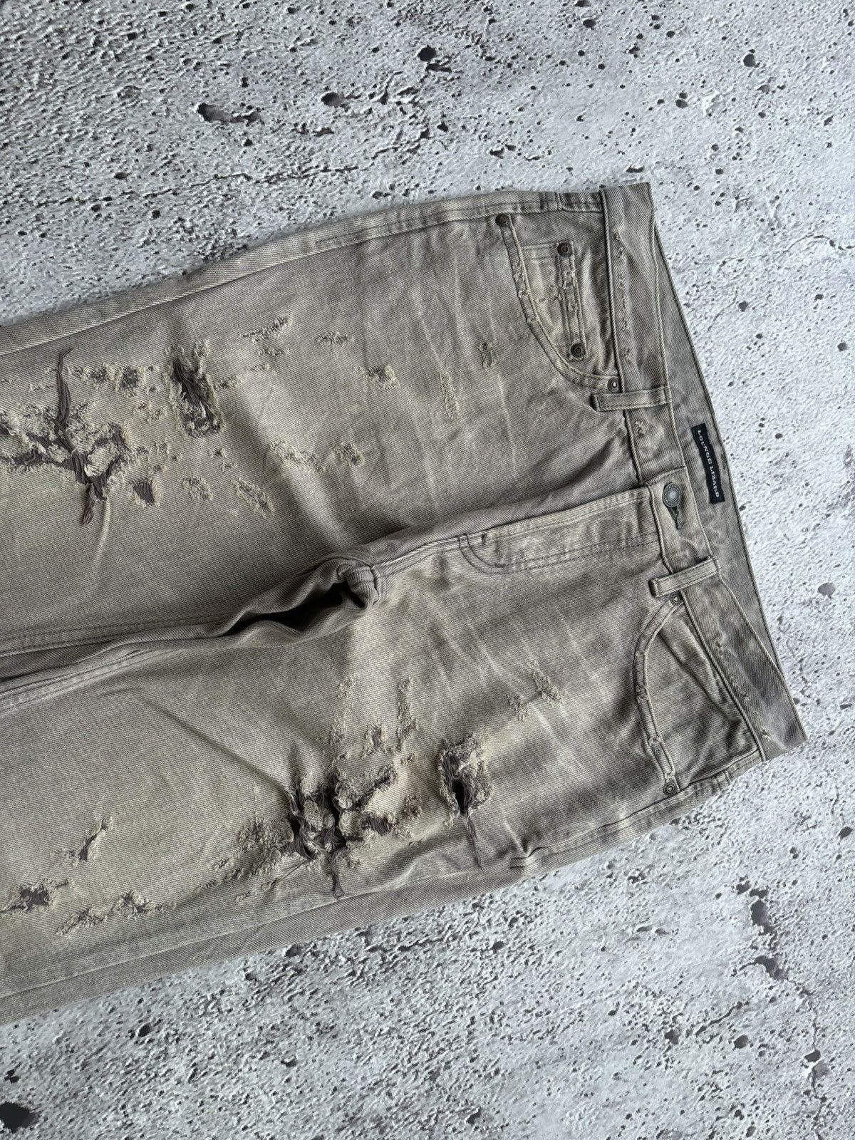 Tornado Mart Distressed lounge lizard Ifsix Tornado Style Size US 32 / EU 48 - 3 Thumbnail