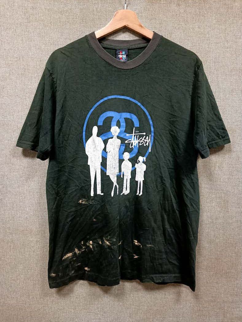 Stussy vintage t shirt stussy distressed Size US M / EU 48-50 / 2 - 1 Thumbnail