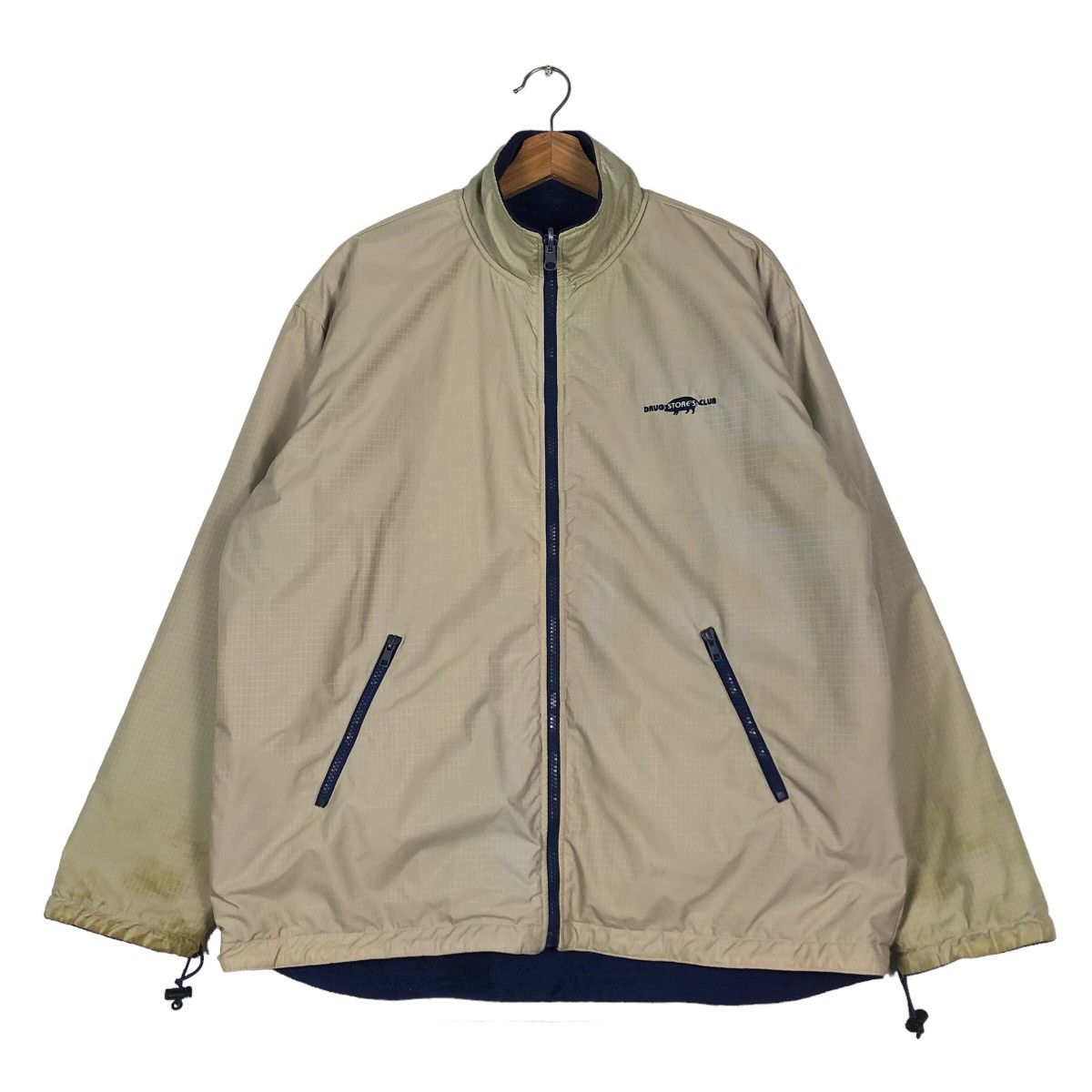 Hysteric Glamour 🔥Vintage Bomber Jacket Reversible Drug Store Japan Made Size US L / EU 52-54 / 3 - 1 Thumbnail