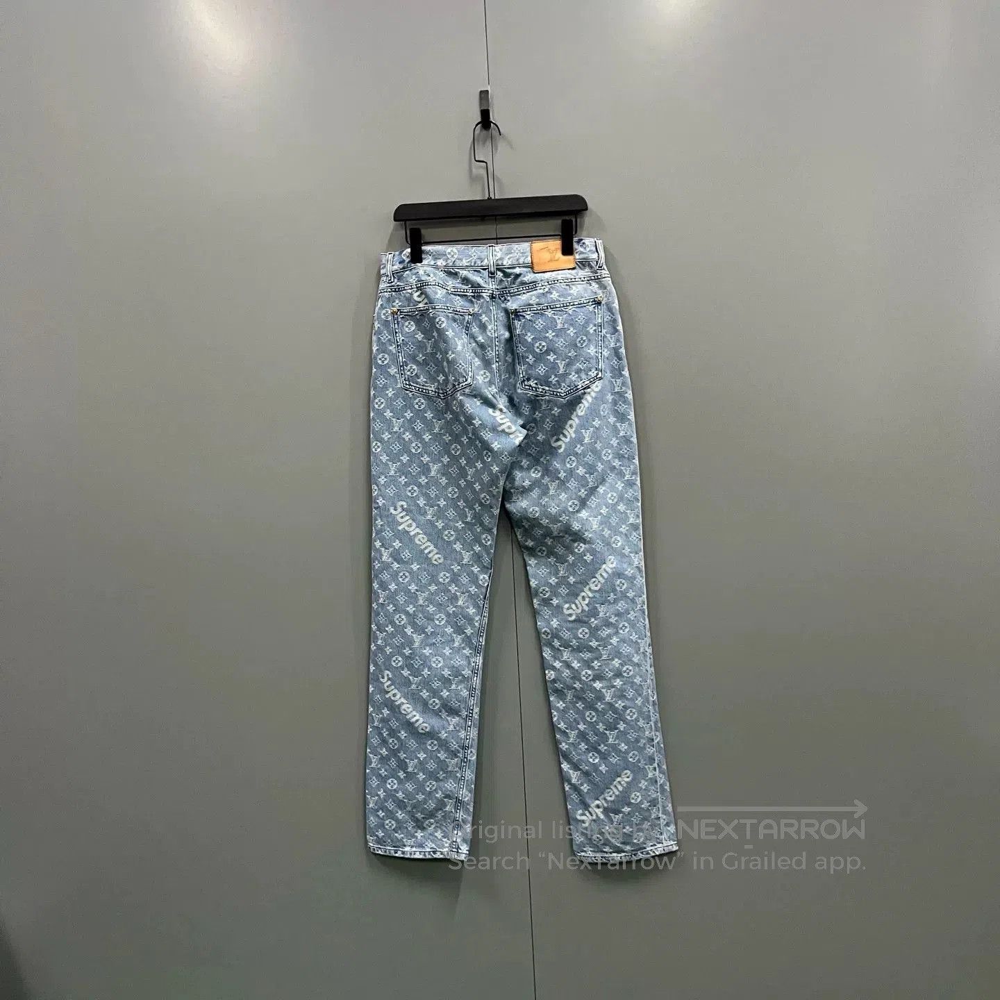 Louis Vuitton Louis Vuitton x Supreme Blue Denim Jeans. Size US 34 / EU 50 - 2 Thumbnail