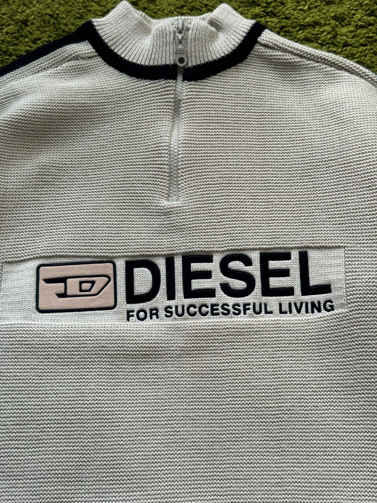 Designer × Diesel × Vintage Diesel 2000s vintage Y2K big logo sweater Size US M / EU 48-50 / 2 - 4 Thumbnail