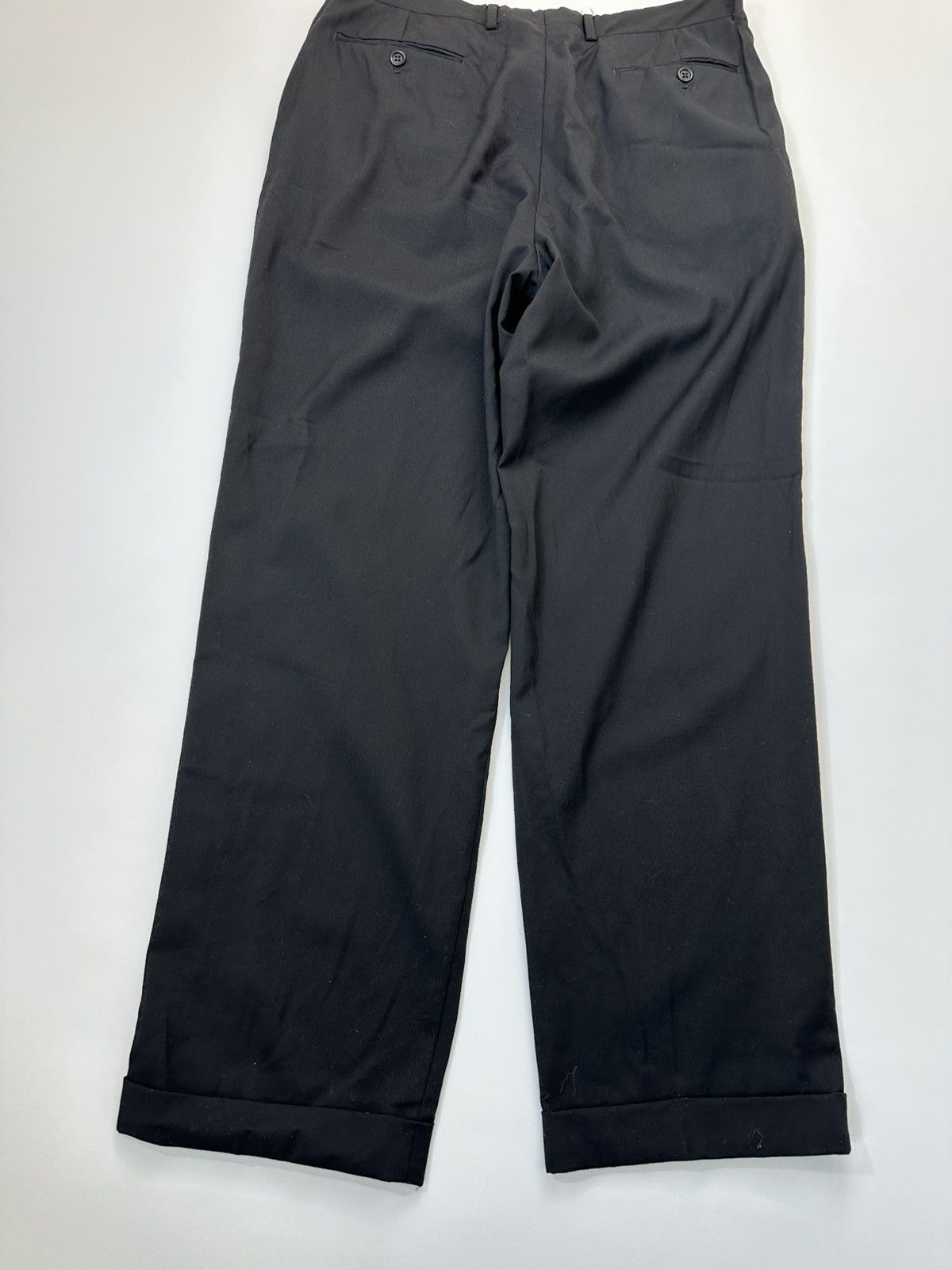 Valentino Vintage Valentino Casual Wool Pants Men's Black Size US 35 - 12 Thumbnail