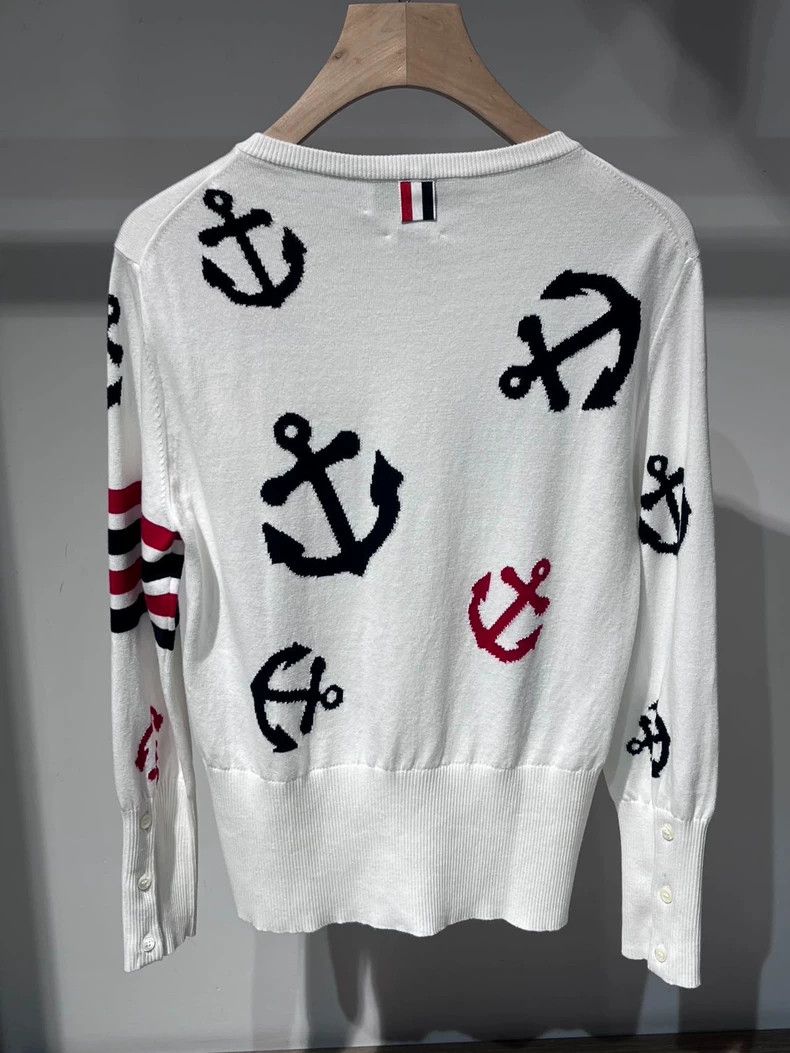 Thom Browne Thom Browne Ship anchor knit sweater Size US XXS / EU 40 - 3 Thumbnail