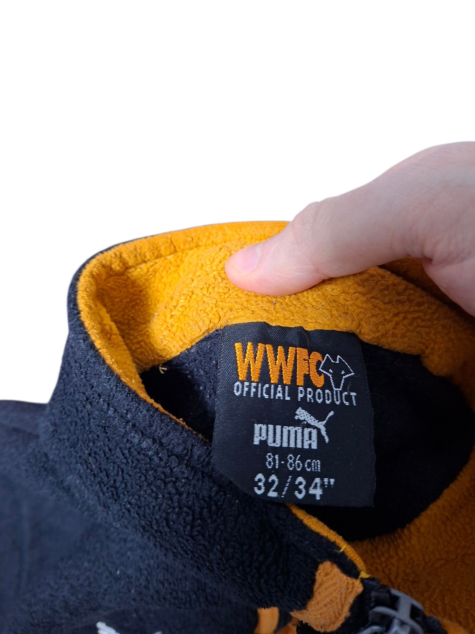 Puma WOLVERHAMPTON PUMA VINTAGE 90S SOCCER FLEECE SWEATSHIRT Size US S / EU 44-46 / 1 - 5 Thumbnail