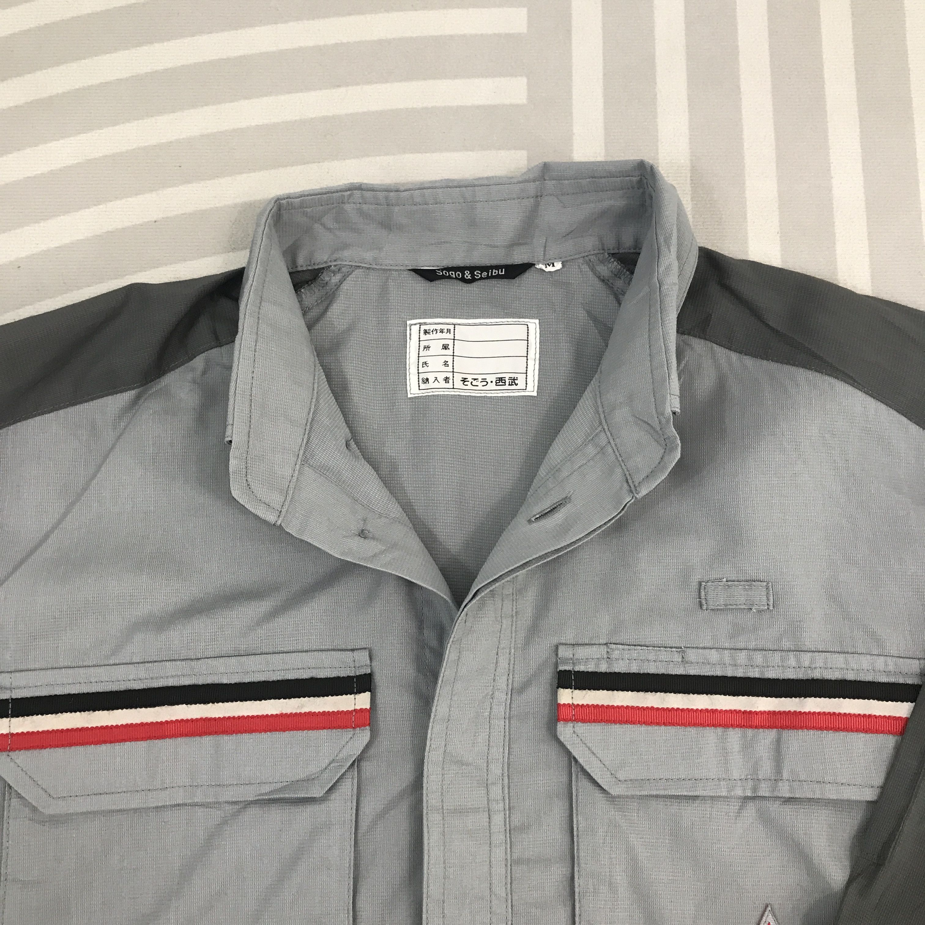 Japanese Brand × Vintage Vintage Mitsubishi Racing Button up Long Sleeve T-Shirt Size US M / EU 48-50 / 2 - 9 Thumbnail