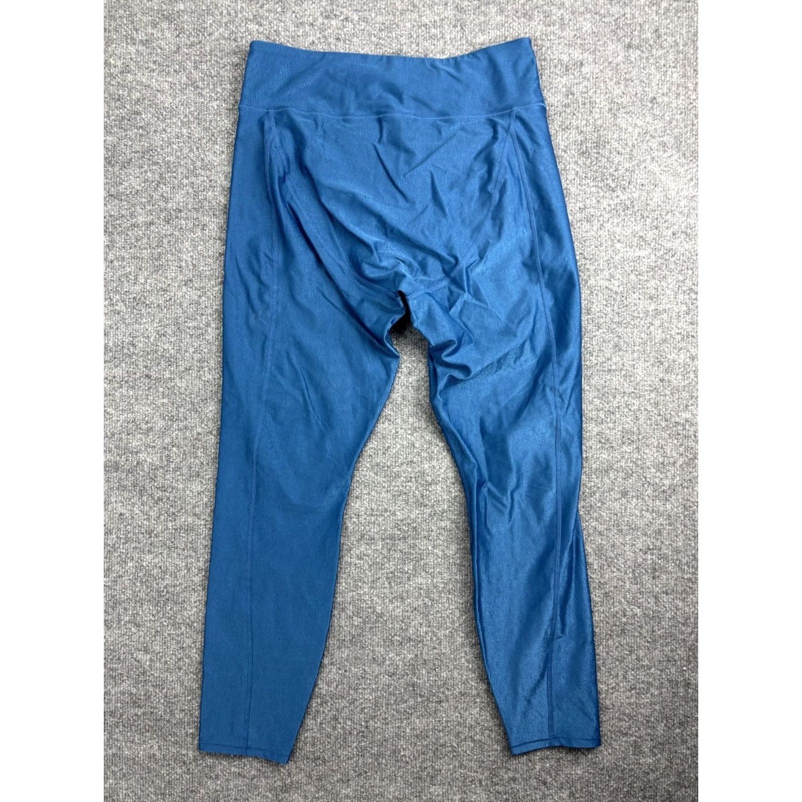 Good American Good American Leggings Women's 5 Blue High Rise Ankle Athletic Yoga Pant Size 27" / US 4 / IT 40 - 7 Thumbnail