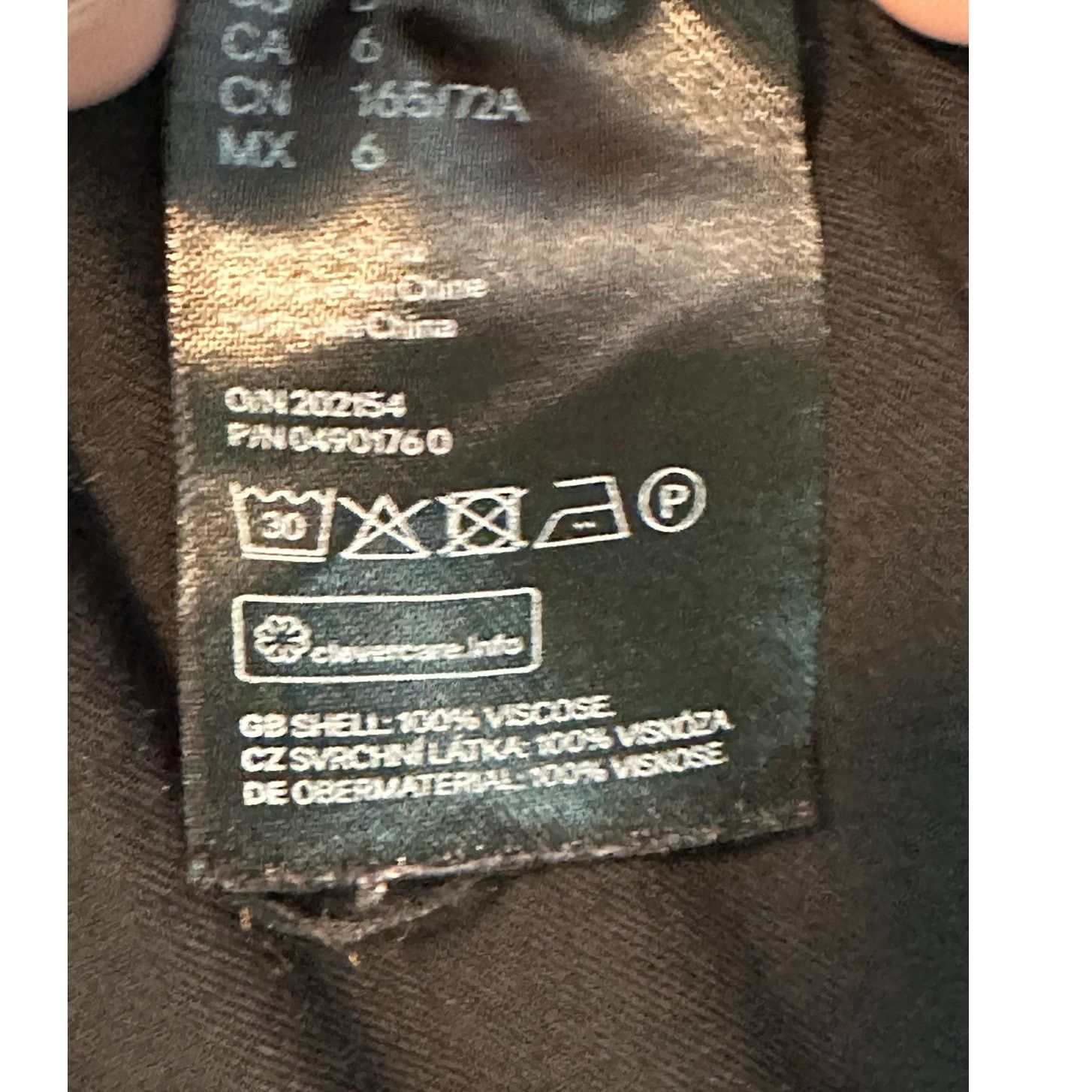 H&M H&M Divided black baggy pull on pants size 6 Size 28" / US 6 / IT 42 - 4 Thumbnail