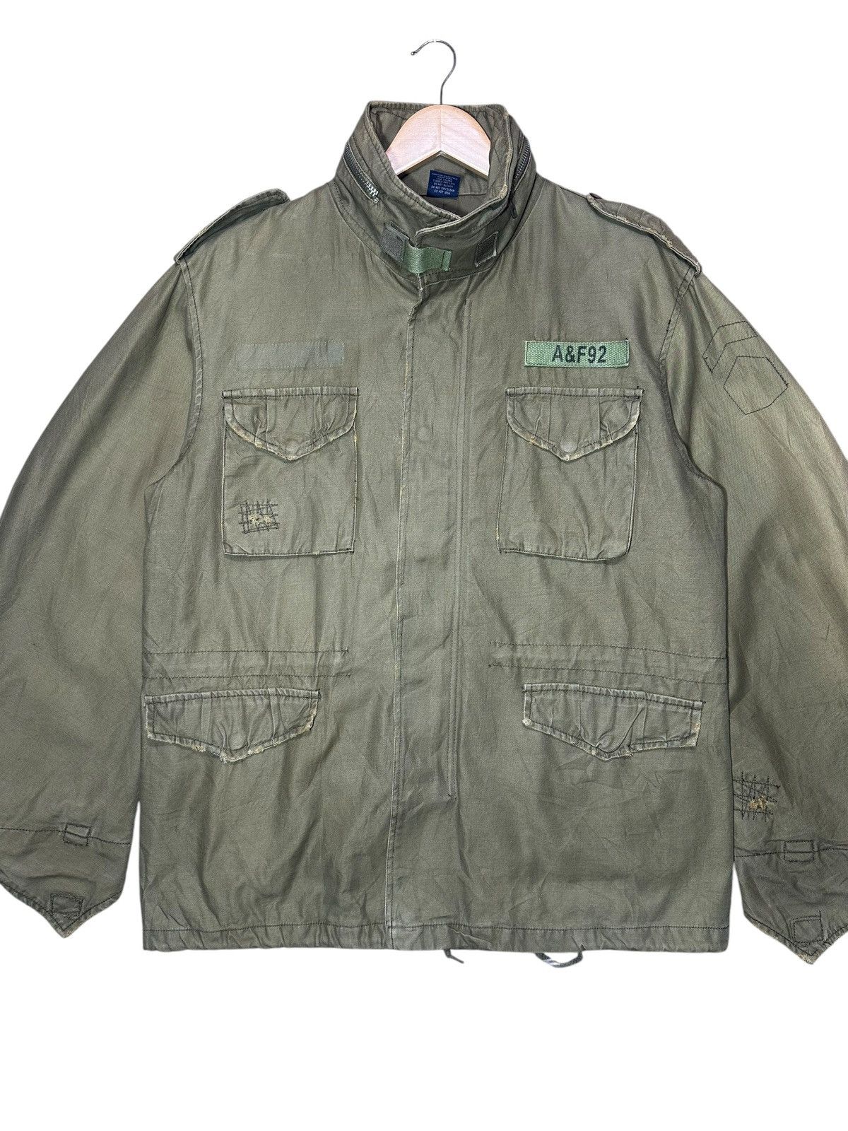 Abercrombie & Fitch Abercrombie & Fitch military-style field jacket Size US XL / EU 56 / 4 - 2 Thumbnail