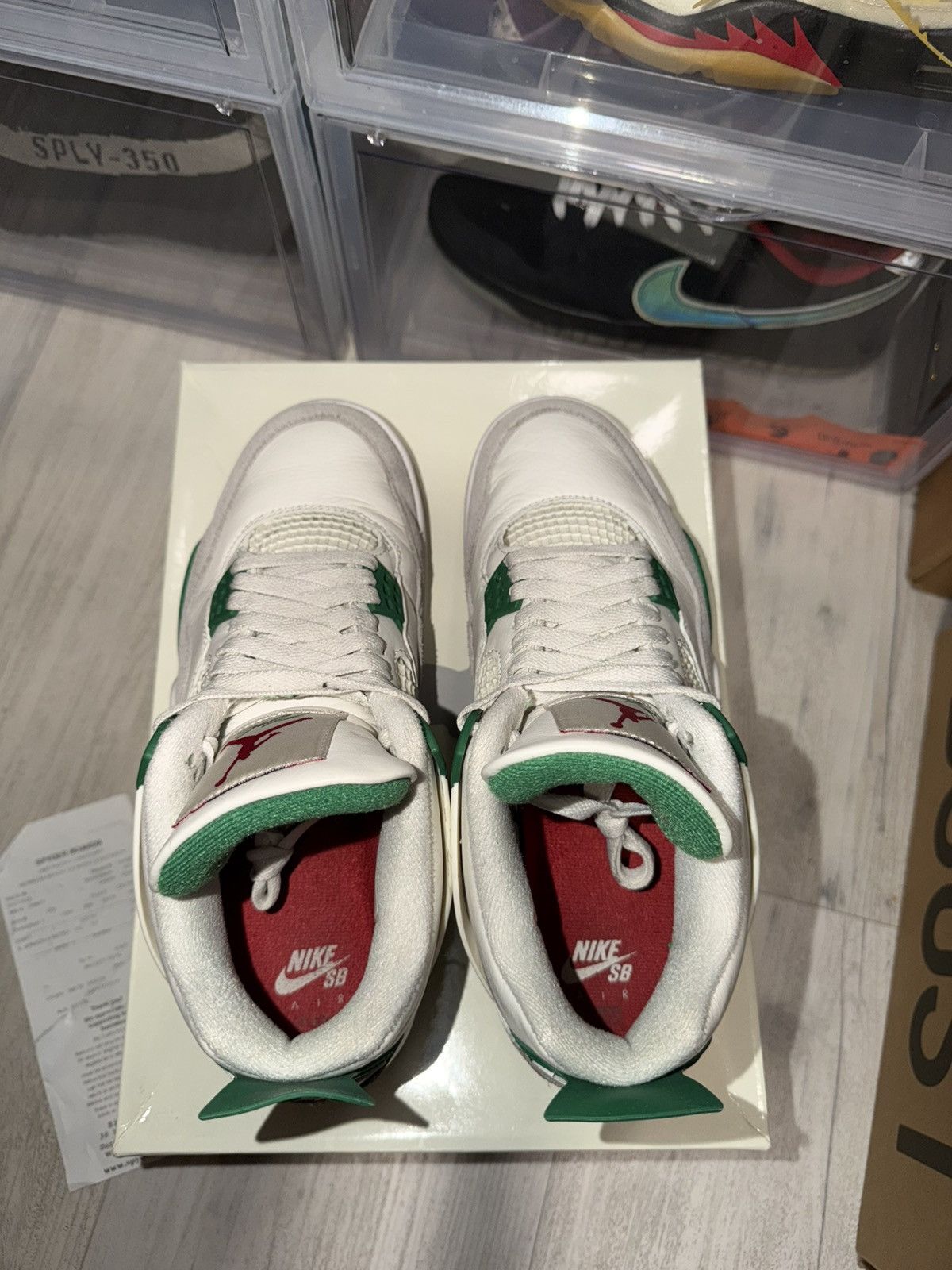 Nike SB Air Jordan 4 Retro SB Pine Green Size US 9.5 / EU 42-43 - 6 Thumbnail