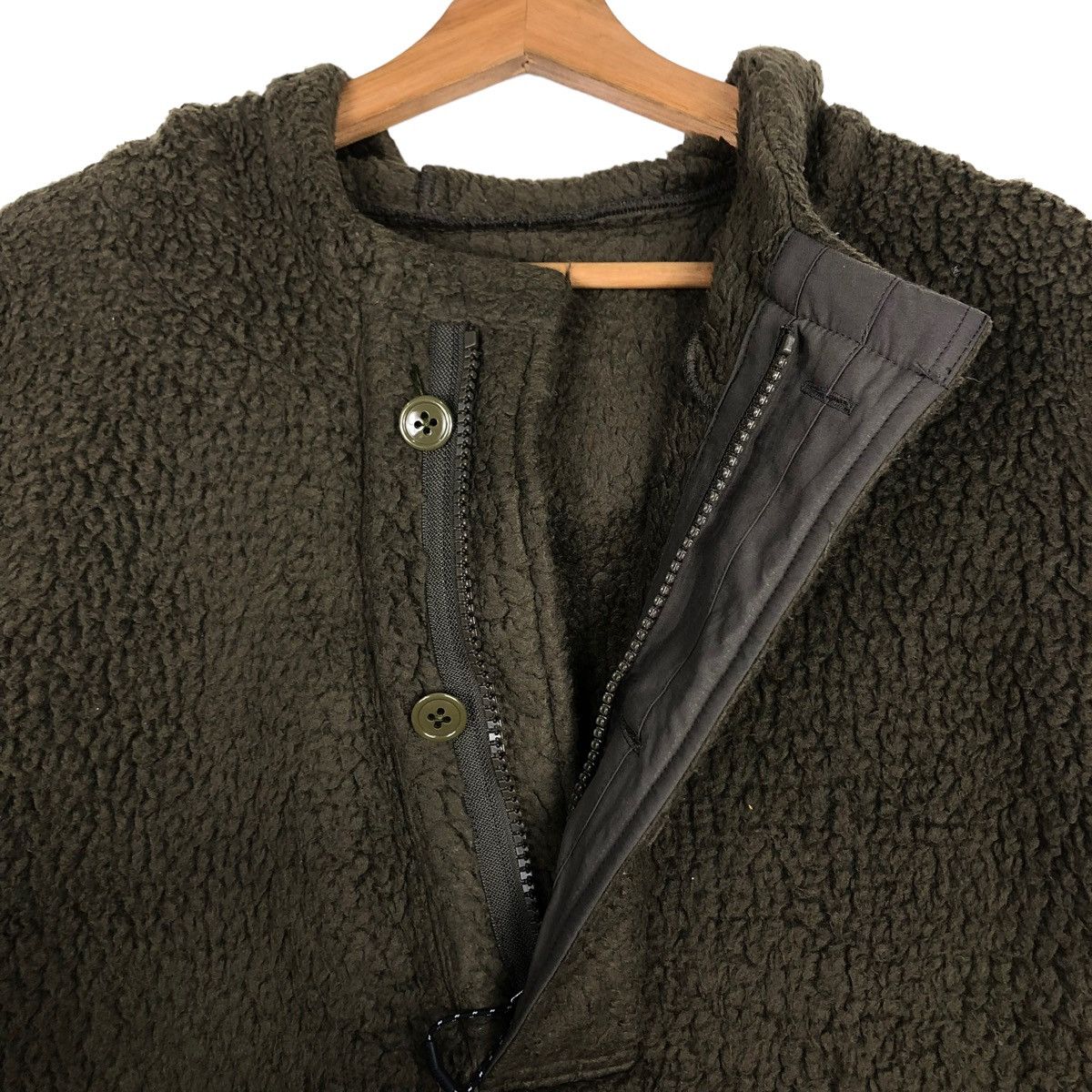 Hysteric Glamour 🔥Anorak Jacket Fleece Hoodie Military Style Stammbaum Size US L / EU 52-54 / 3 - 12 Thumbnail
