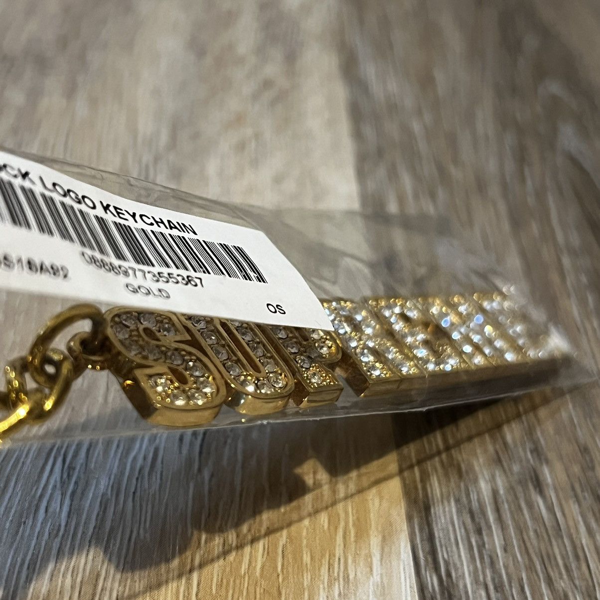 Supreme Supreme Block Logo Keychain Gold Size ONE SIZE - 14 Thumbnail
