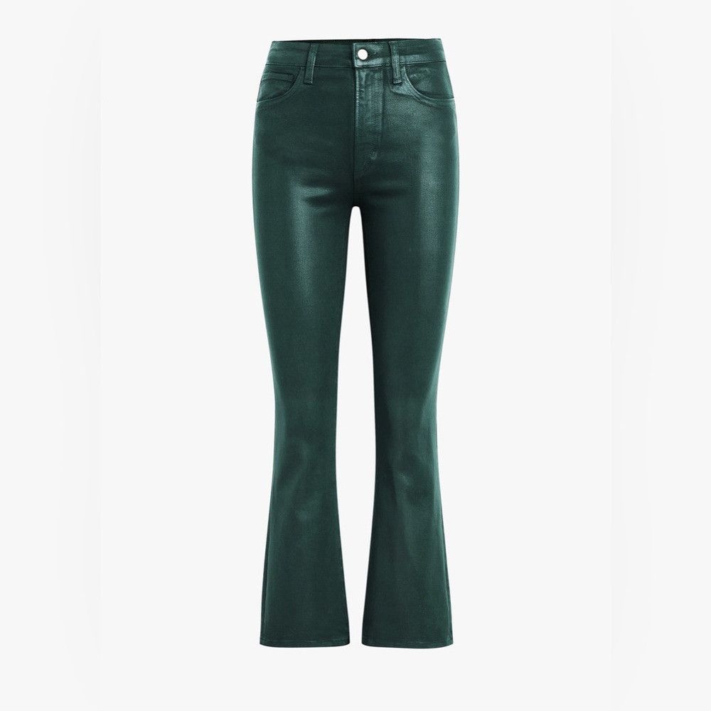 Joe's Joe’s Jeans The Callie Coated Bootcut Jeans Olive Green Siz Size 28" / US 6 / IT 42 - 3 Thumbnail