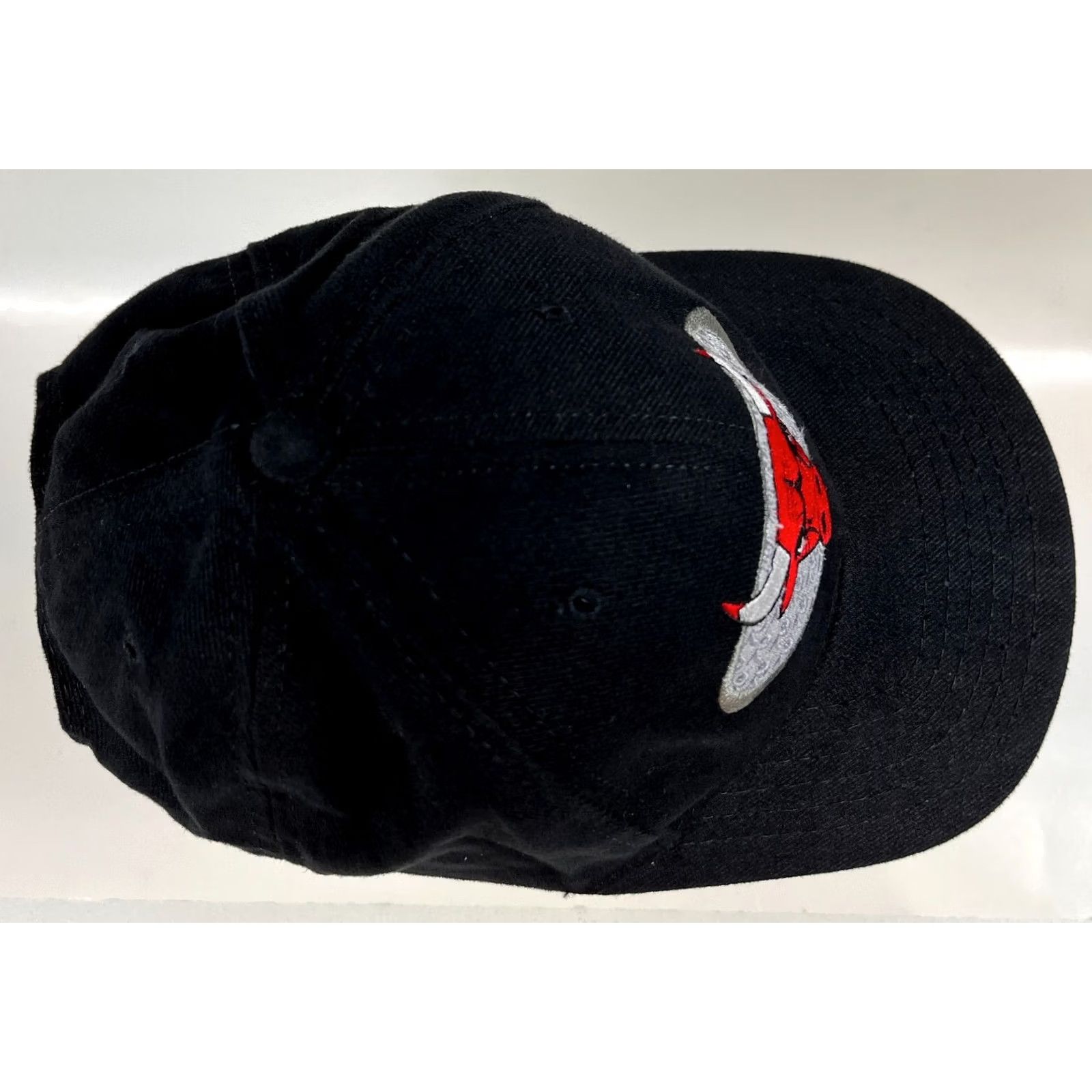 American Needle VINTAGE American Needle Chicago Bulls Snapback Hat Cap Men One Size Adjustable Black 90s Sports Vintage pre-owned cap Size ONE SIZE - 6 Thumbnail