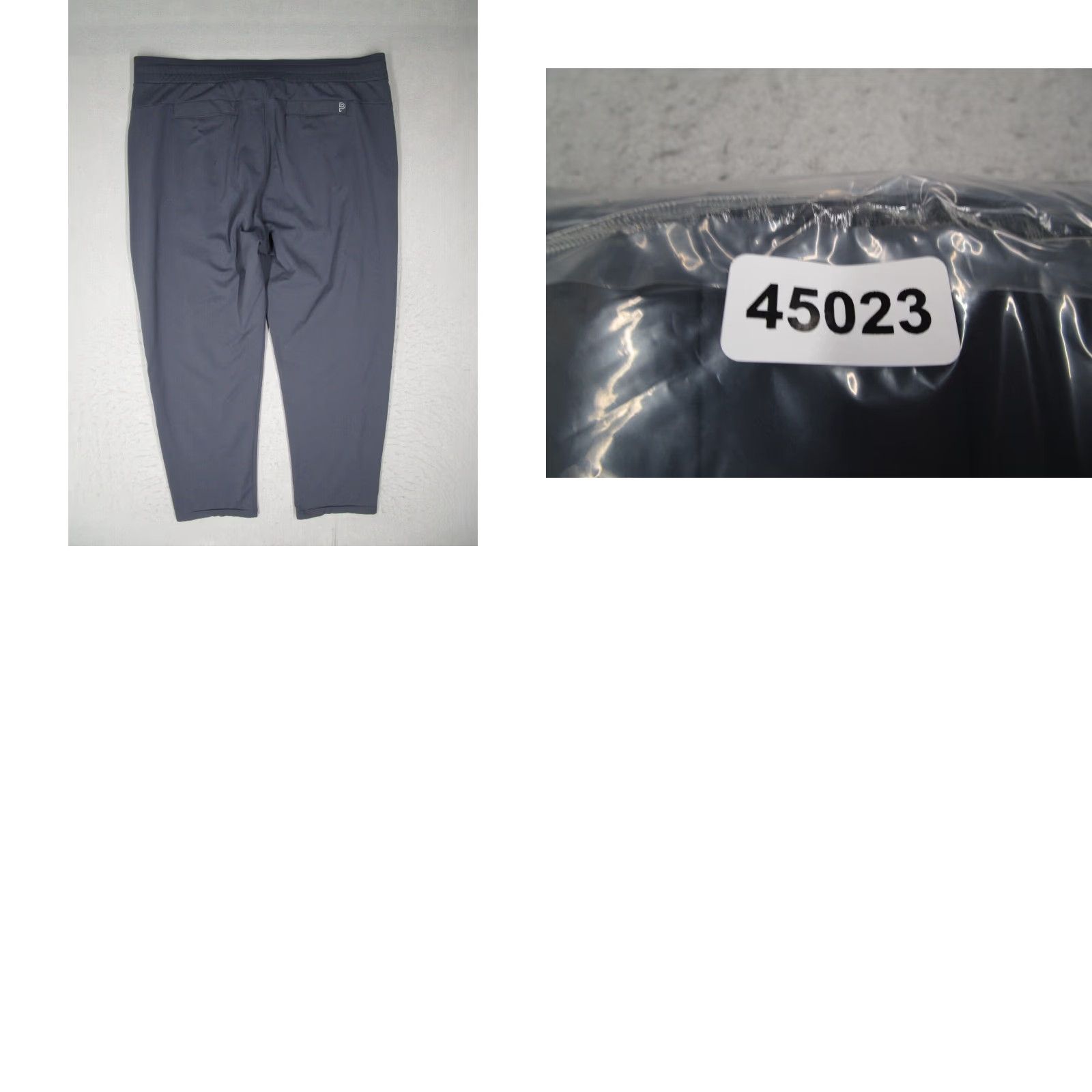 Vintage Public Rec Gray Mens 42x30 Jogger Pants Tapered Leg Stretch Performance Nylon Spandex Blend Size US 42 / EU 58 - 8 Thumbnail
