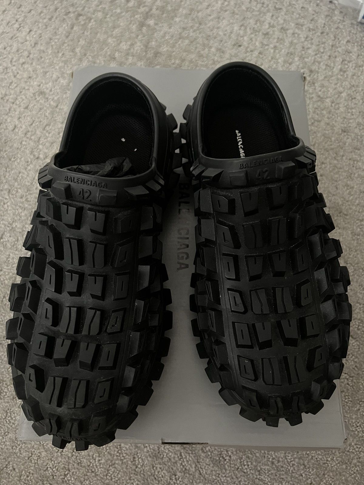 image of Balenciaga Defender Clogs Shoes in Black, Men's (Size 11)