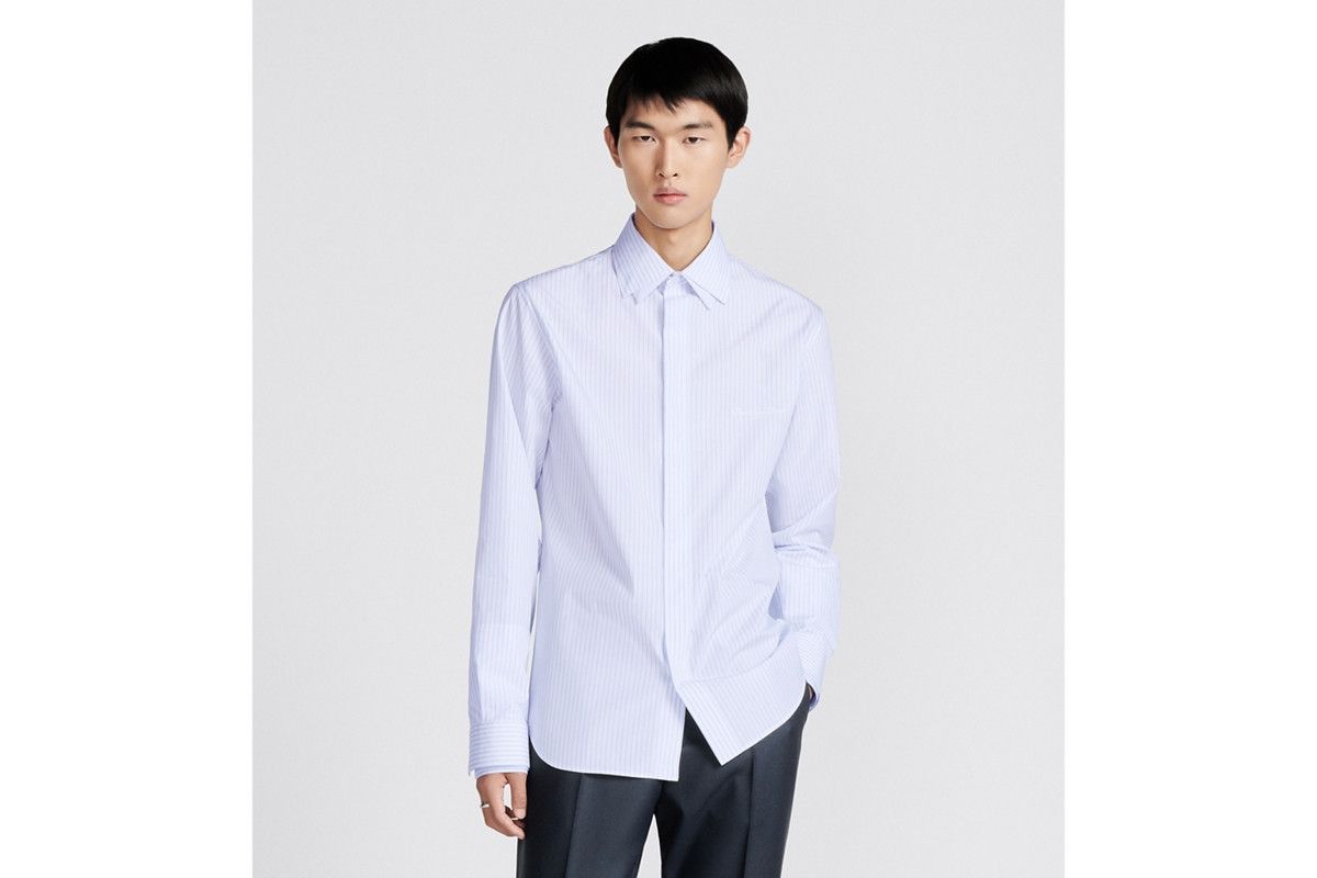 Dior o1bcso1str0226 Couture Shirt in Blue Size US L / EU 52-54 / 3 - 4 Thumbnail