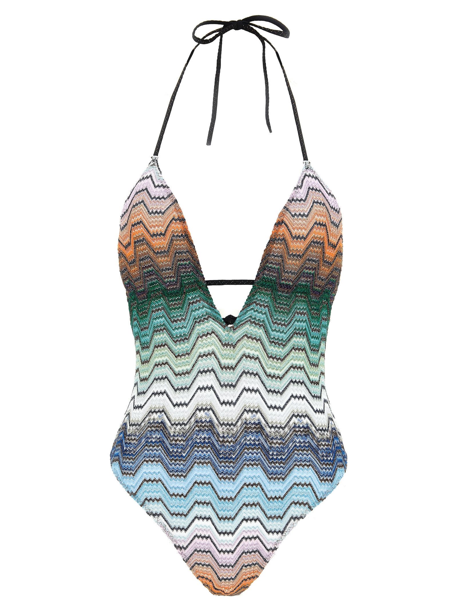 Missoni Greek Pattern One-Piece Swimsuit Size 32" / US 10 / IT 46 - 1 Thumbnail