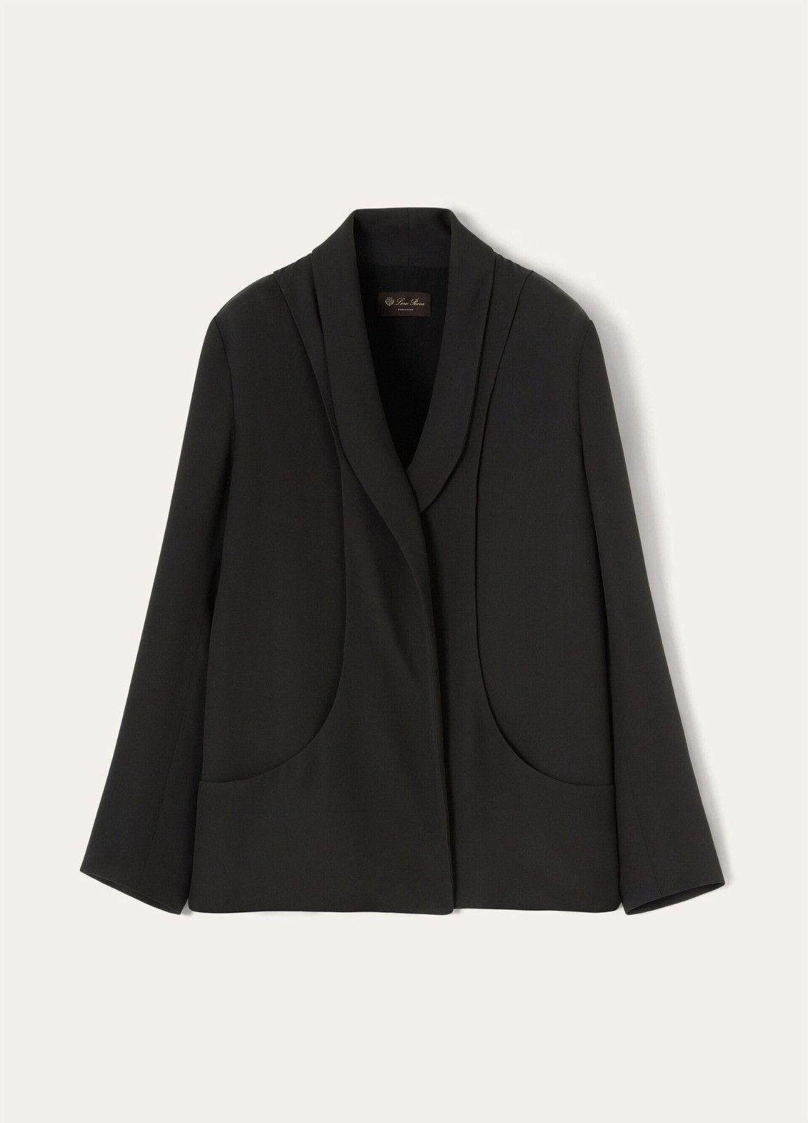 Loro Piana o1srvl11e0526 FAP0223 Annie Jacket in Black Size S / US 4 / IT 40 - 1 Thumbnail