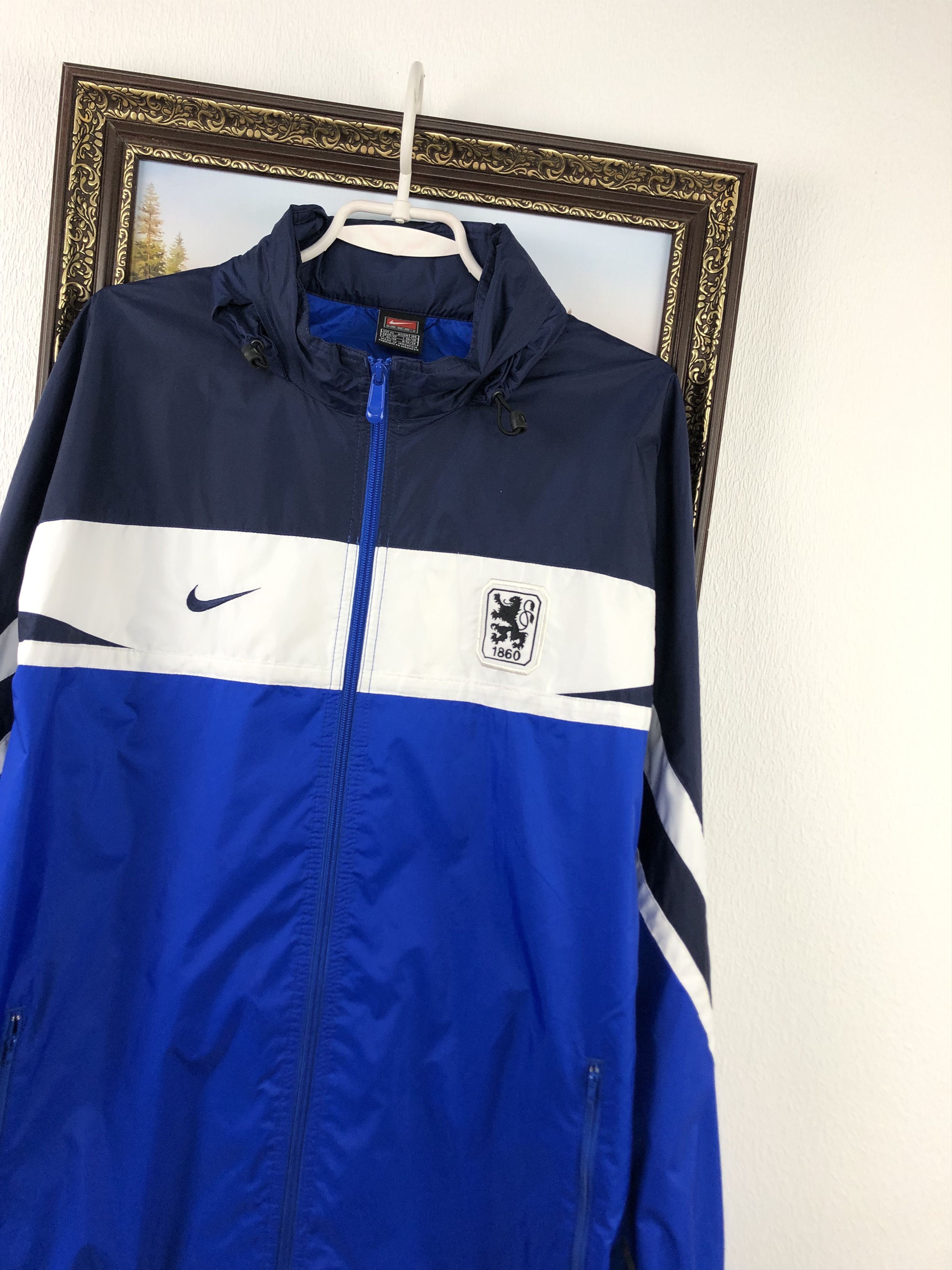 Nike Vintage 1860 Munich Football Jacket Soccer Track Top Zip Size US XL / EU 56 / 4 - 4 Thumbnail