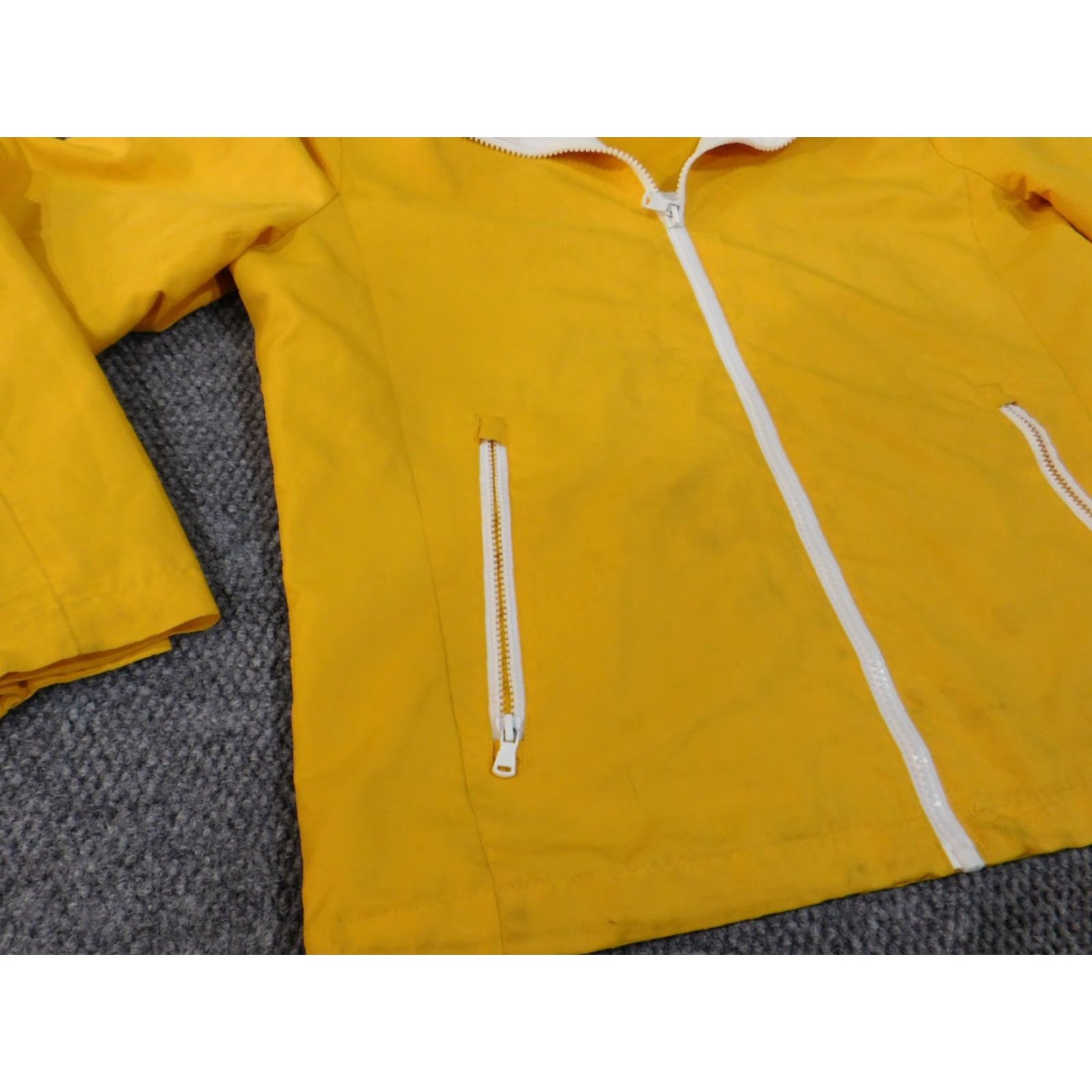 Michael Kors VINTAGE Michael Kors Jacket Men Large Windbreaker Yellow Zip Lined Polyester Size US L / EU 52-54 / 3 - 6 Thumbnail