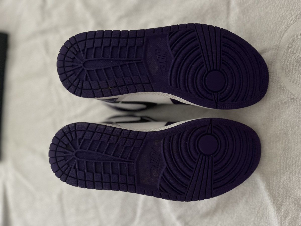 Nike Air Jordan 1 Retro High OG Court Purple Size US 8.5 / EU 41-42 - 6 Thumbnail
