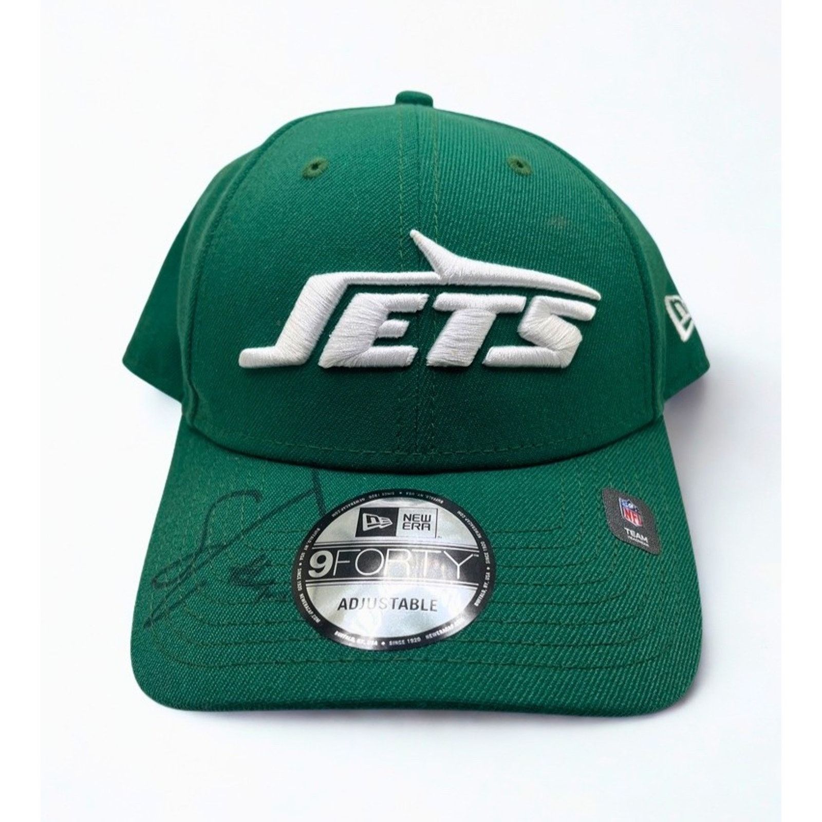 New Era New York Jets Solomon Thomas Signed New Era Strapback Hat Size ONE SIZE - 6 Thumbnail