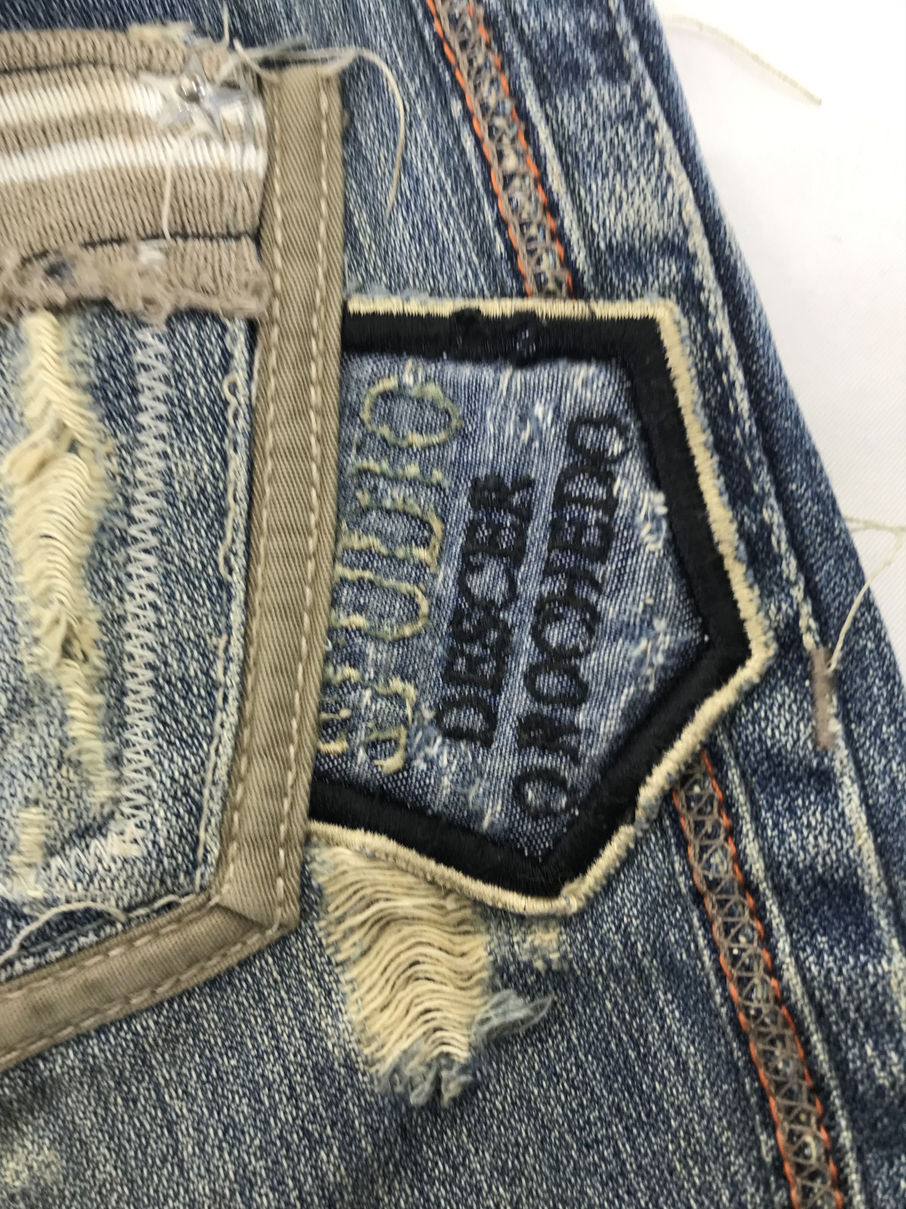 Japanese Brand Vintage Japanese Hybrid Stylish Jeans Size US 30 / EU 46 - 10 Thumbnail