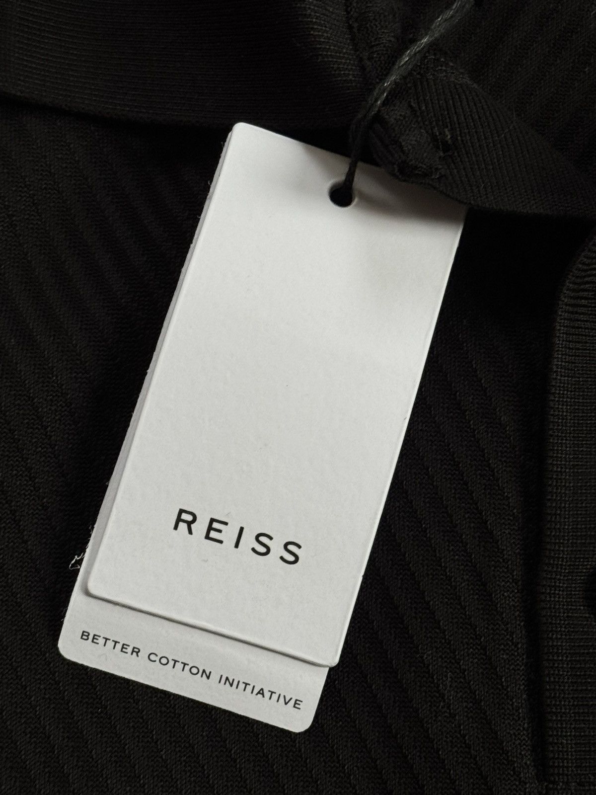 Reiss NEW Reiss M/size Chester LS textured polo long sleeve jumper Size US M / EU 48-50 / 2 - 5 Thumbnail