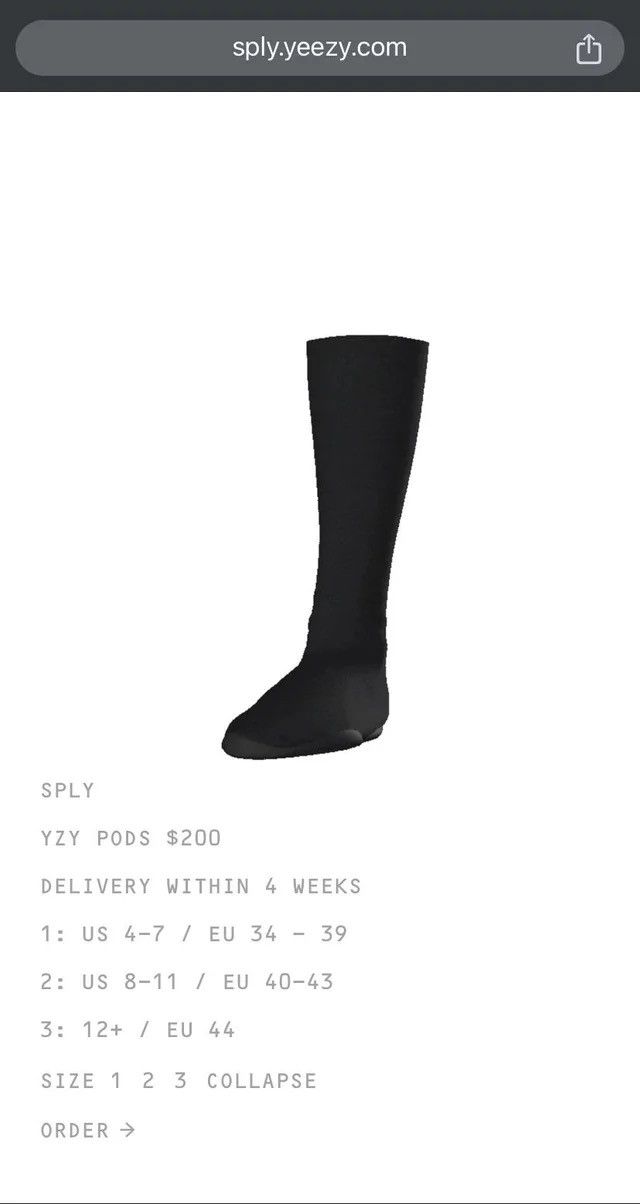 Yeezy YEEZY PODS Size US 9 / EU 42 - 7 Thumbnail