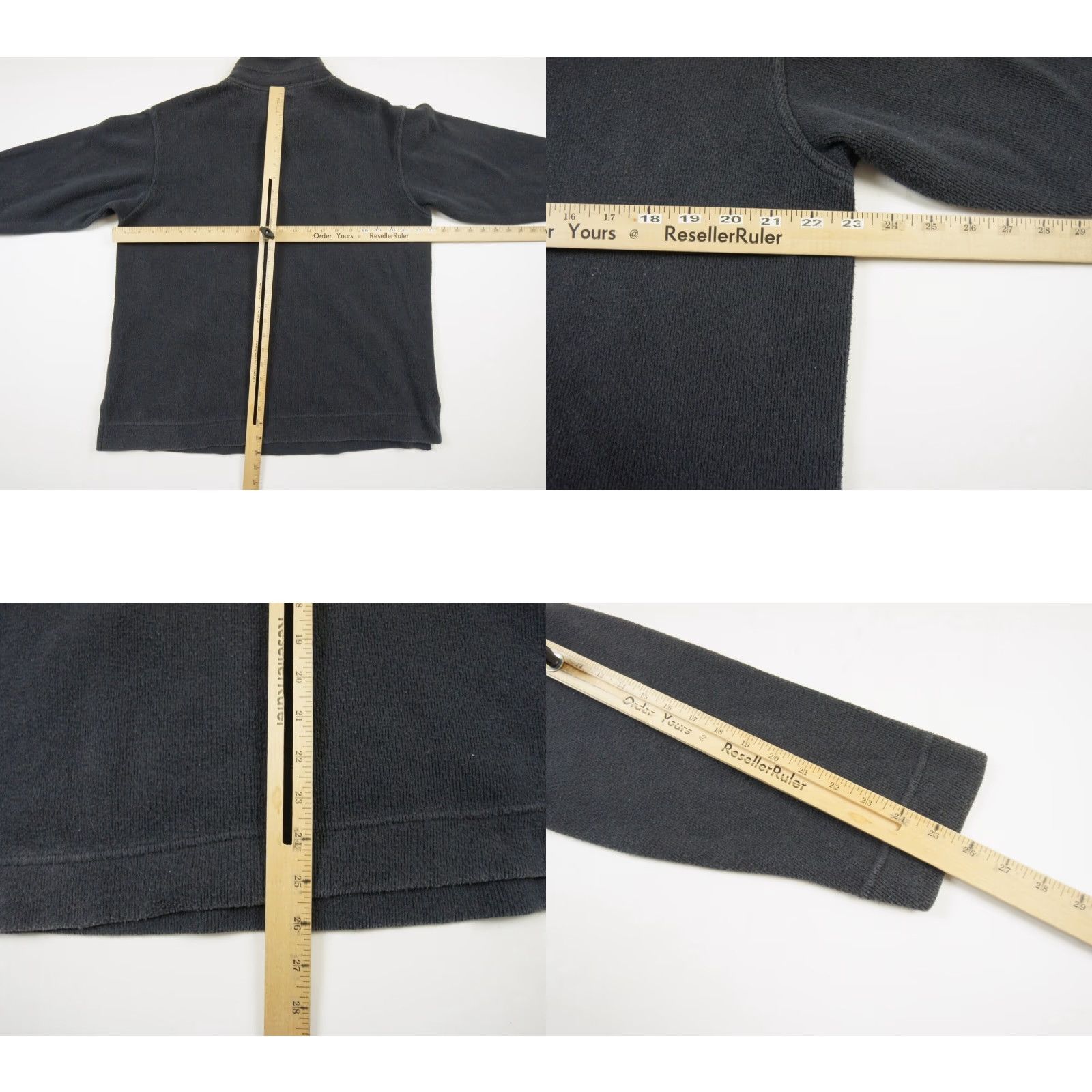 Mossimo VINTAGE Mossimo Pullover Sweatshirt Mens One Size Black 90s Logo Fleece Cotton Polyester High Neck Bean Neck Drawstring Fall Winter Spring Summer Mens Size US M / EU 48-50 / 2 - 8 Thumbnail