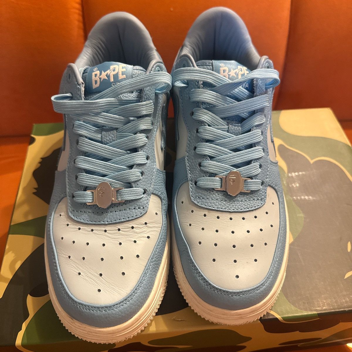 Bape bapesta sneakers Size US 9 / EU 42 - 2 Thumbnail