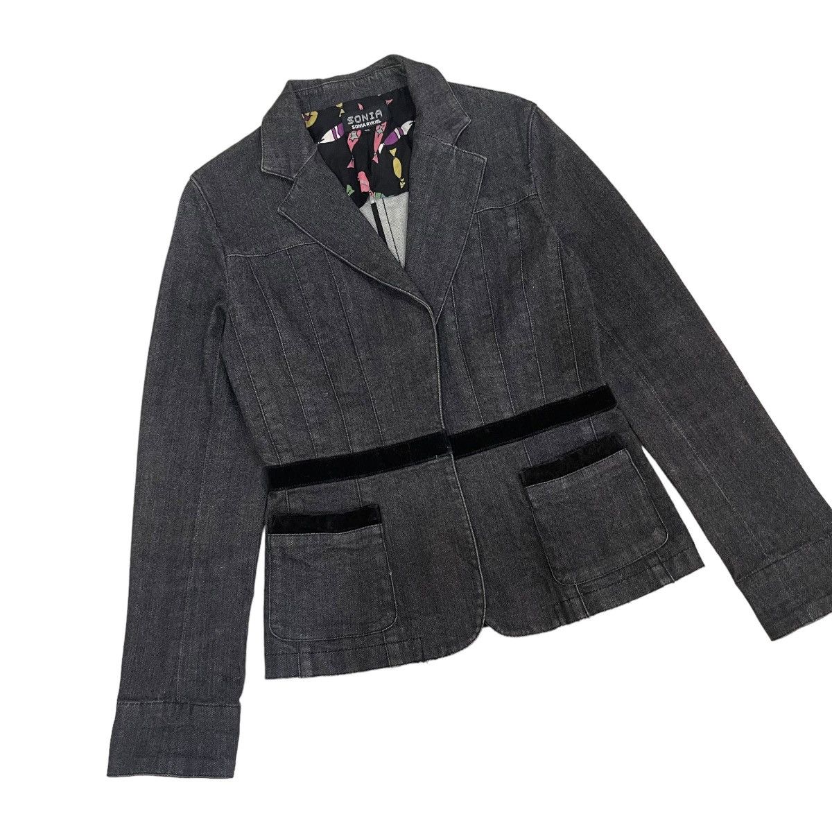 Designer × Sonia Rykiel Vintage Sonia Rykiel Button Jacket Size S / US 4 / IT 40 - 6 Thumbnail