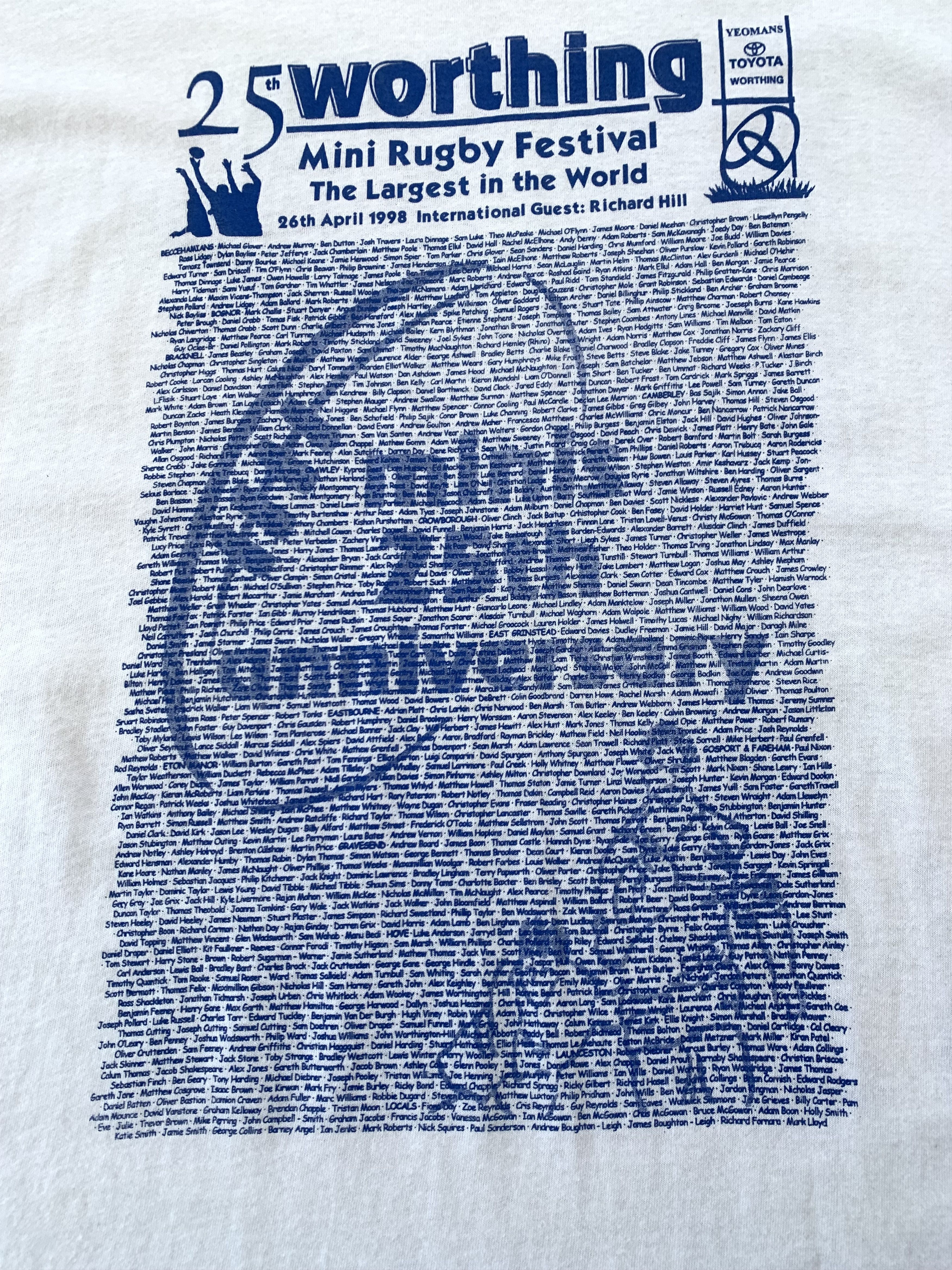 Vintage Vintage Screen Stars Rugby Festival T-Shirt 1998 Size US XL / EU 56 / 4 - 5 Thumbnail
