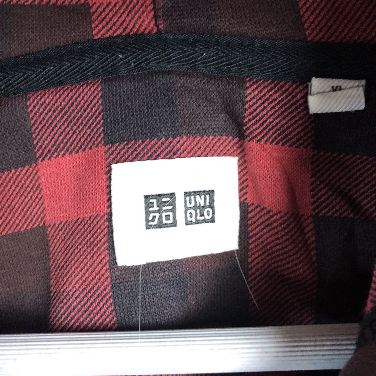 Uniqlo Uniqlo Checkred Red Hoodie #A1925 Size US M / EU 48-50 / 2 - 10 Thumbnail