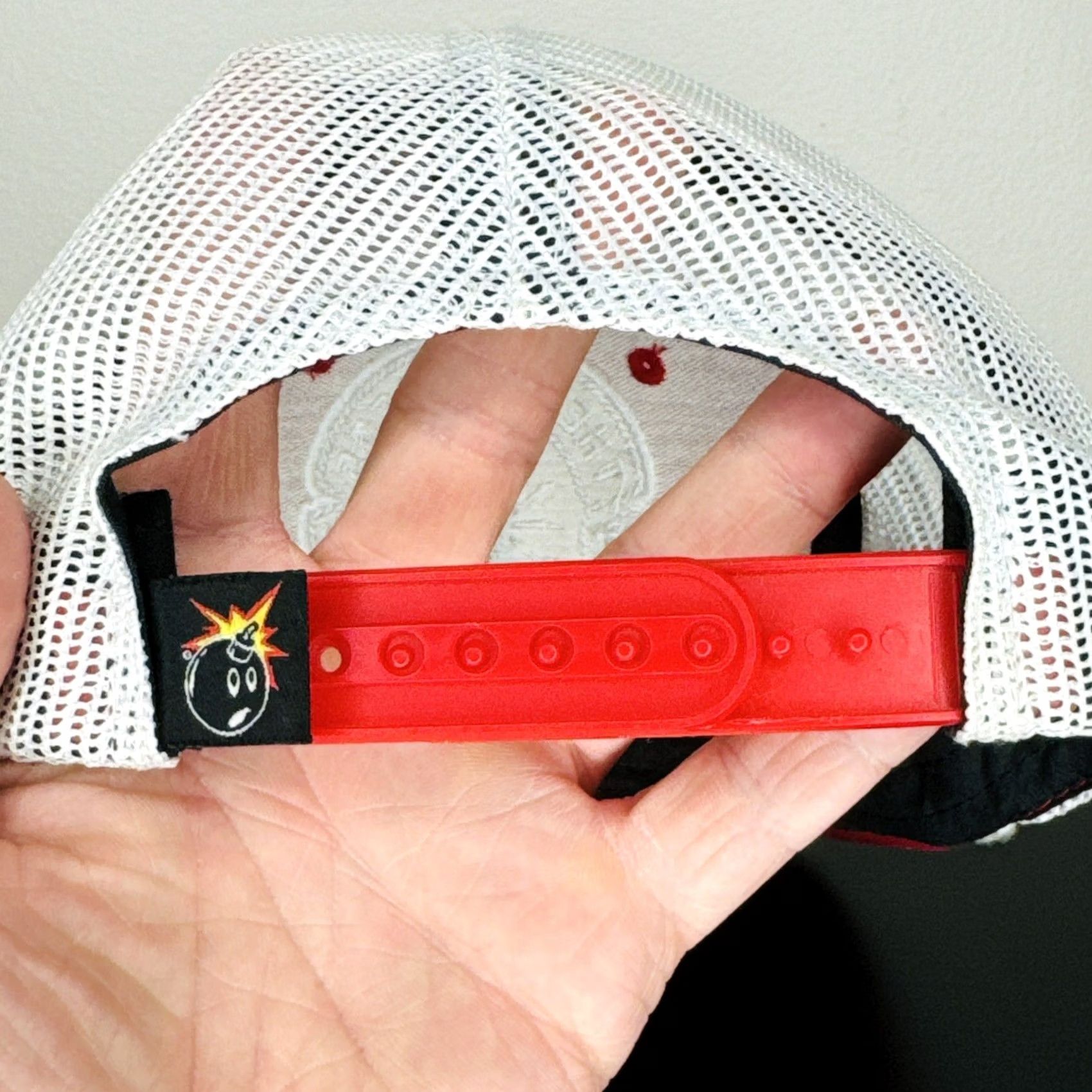 The Hundreds The Hundreds Trucker Hat Snapback Red White Sinking Ships Rope Cap Mens One Size Size ONE SIZE - 6 Thumbnail