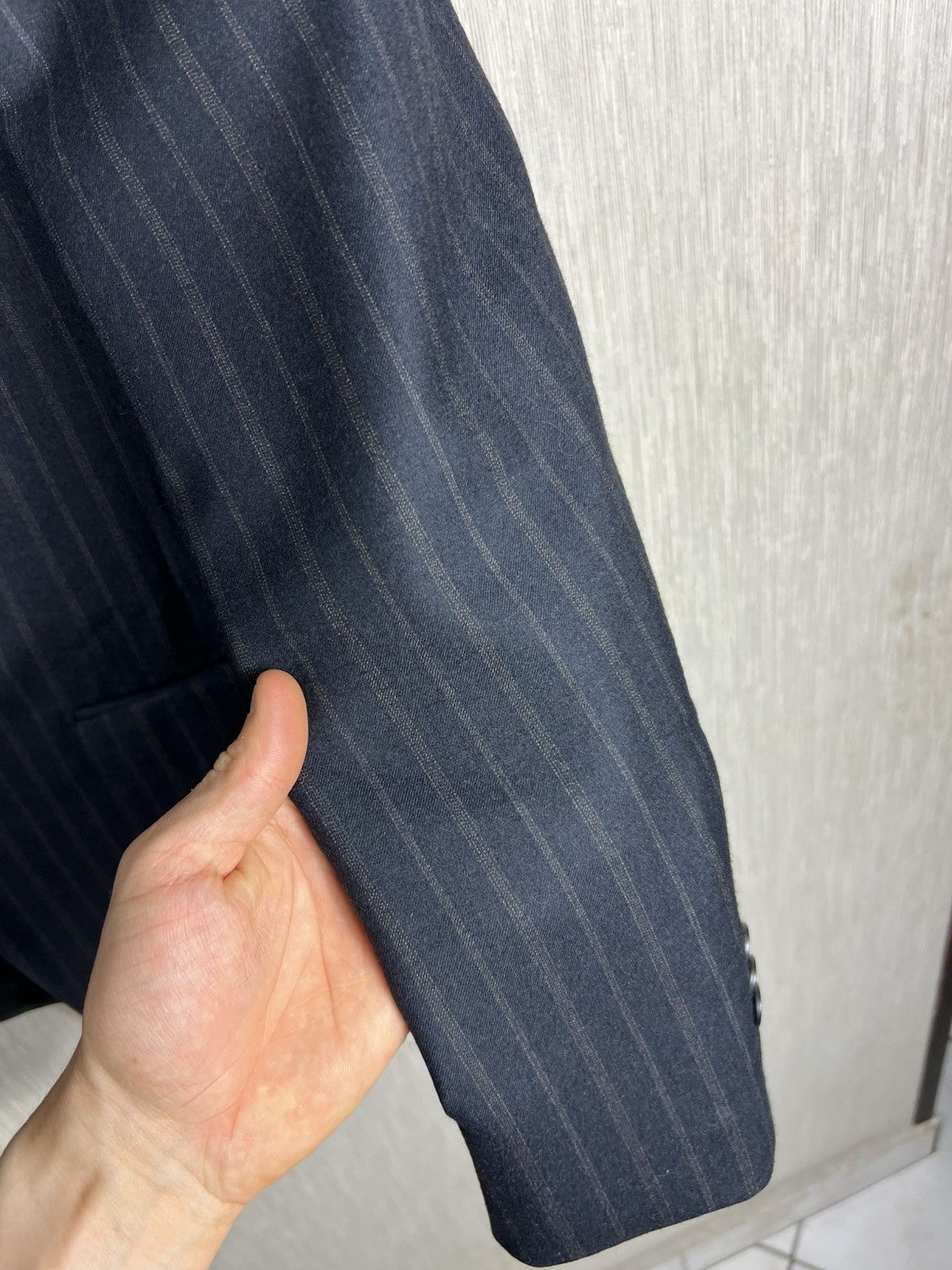 Ermenegildo Zegna Ermenegildo Zegna Couture wool striped blazer jacket italian Size 48R - 8 Thumbnail