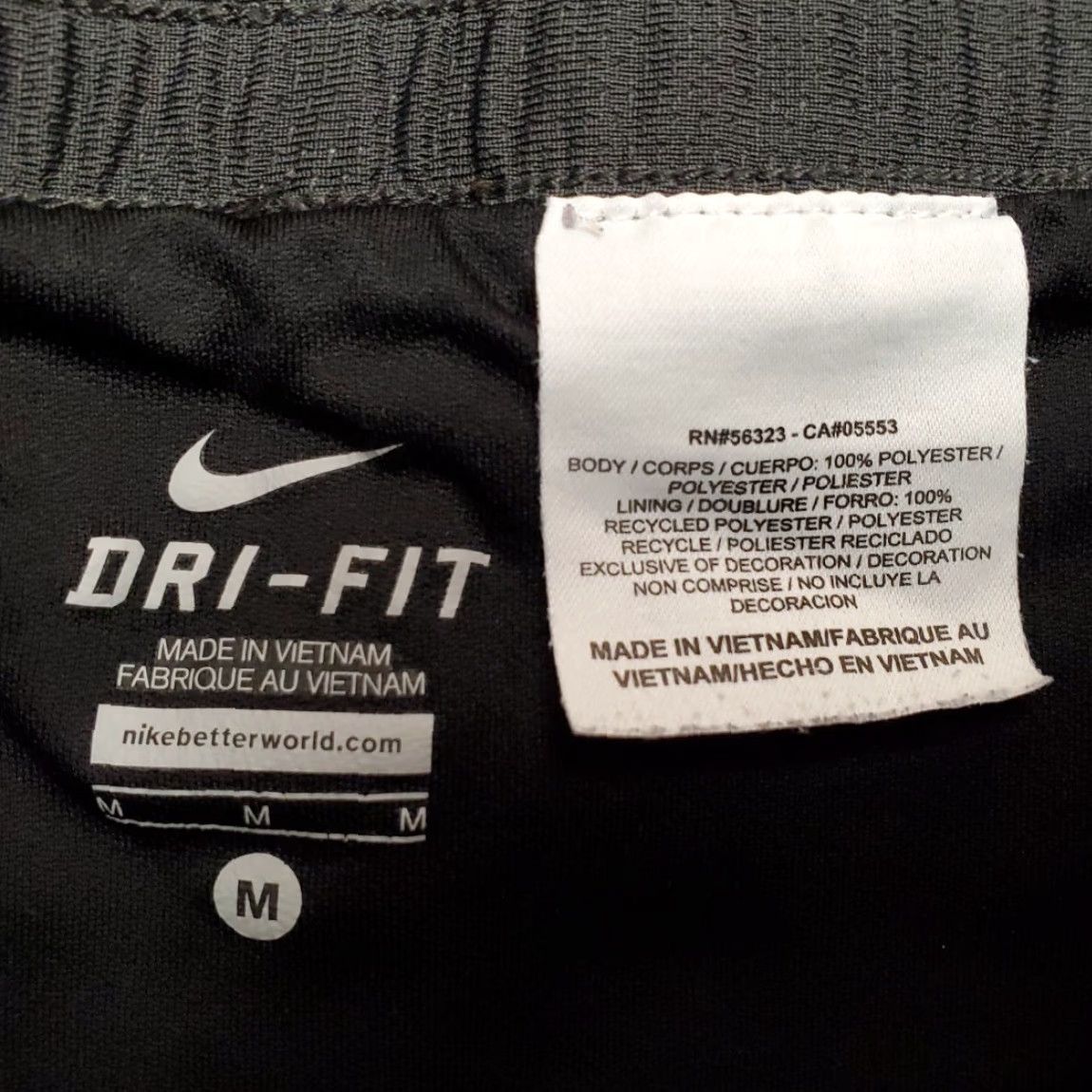 Nike Nike Shorts Women M Black Dri Fit Running Lined Performance Athletic Swoosh Size 32" / US 10 / IT 46 - 3 Thumbnail