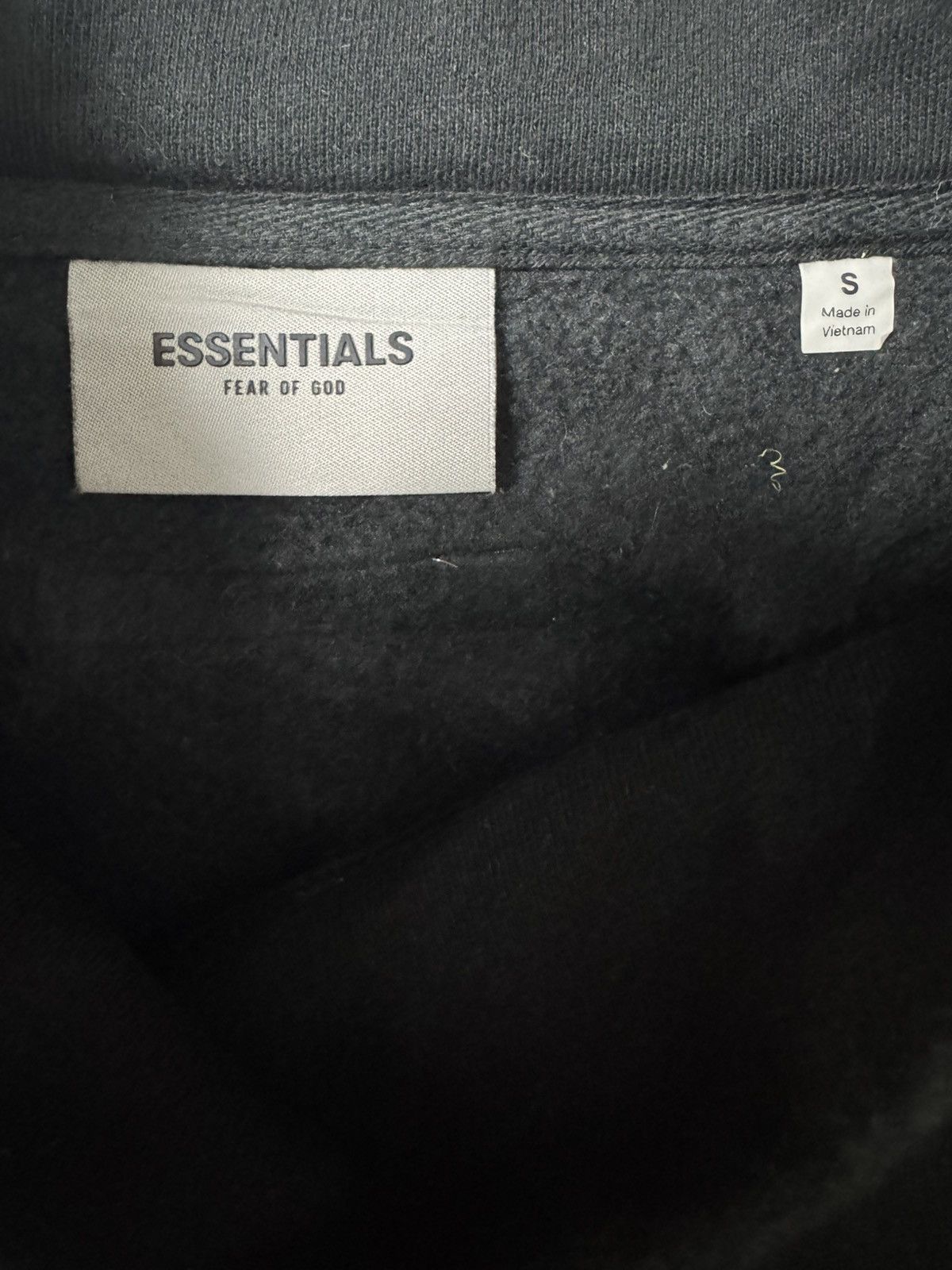 Essentials Essential Fear of God Black Mock Neck Sweatshirt Size US S / EU 44-46 / 1 - 6 Thumbnail