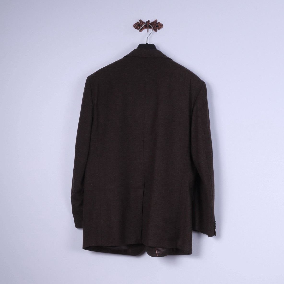 Bugatti Bugatti Men 52 42 Blazer Brown 100% Wool VTG 0796 Size 42R - 8 Thumbnail