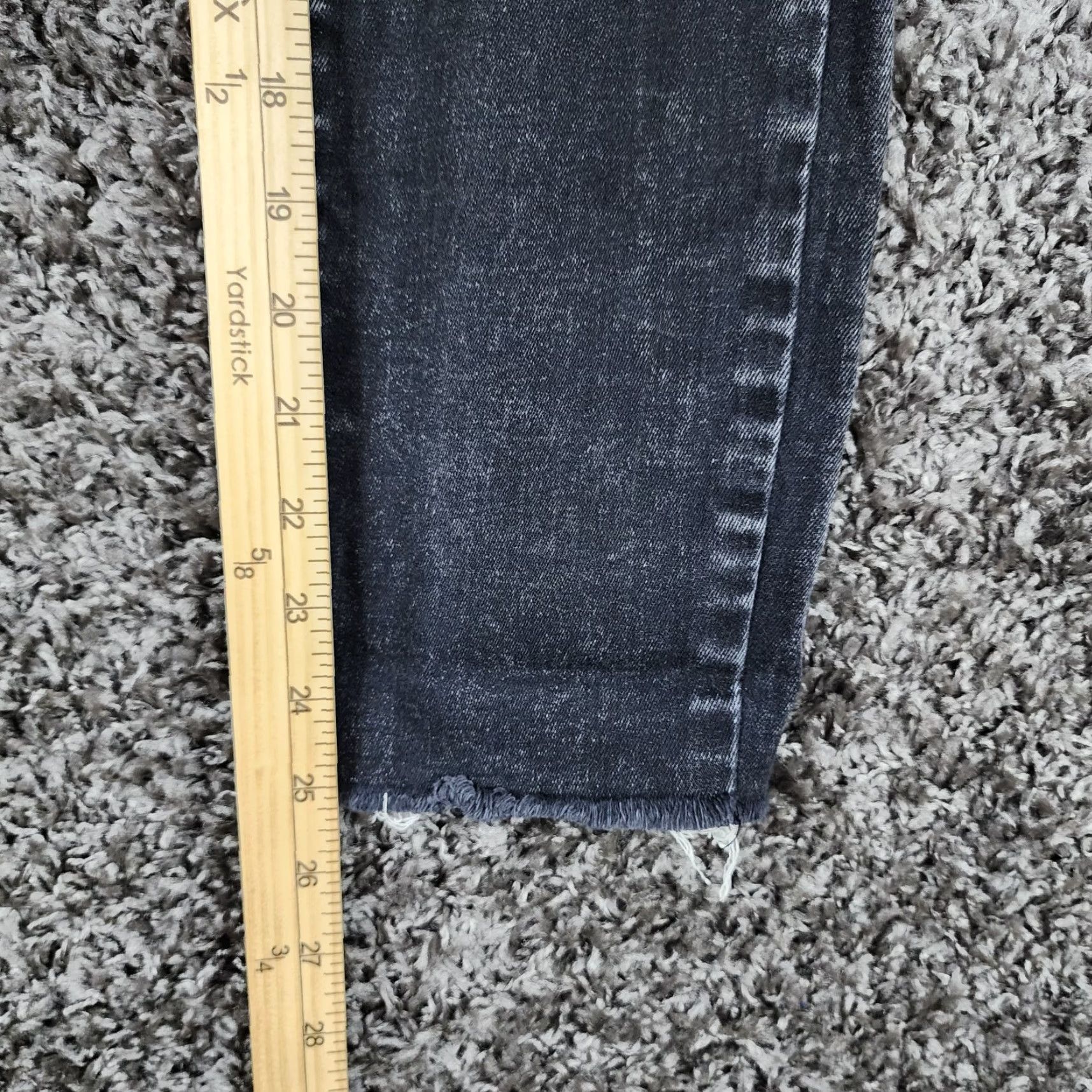 Paige Paige Margot Jeans Womens Cutoff Ankle Black Size 25 Womens Size 42" / US 20 - 5 Thumbnail