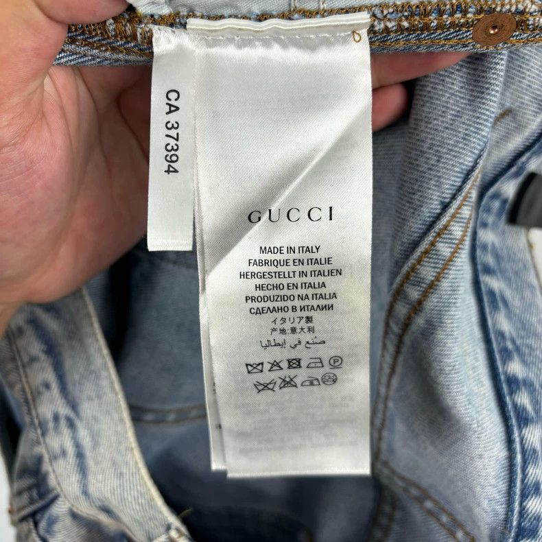 Gucci Gucci Embroidered denim trousers 2501-Nextarrow Size US 26 / EU 42 - 5 Thumbnail