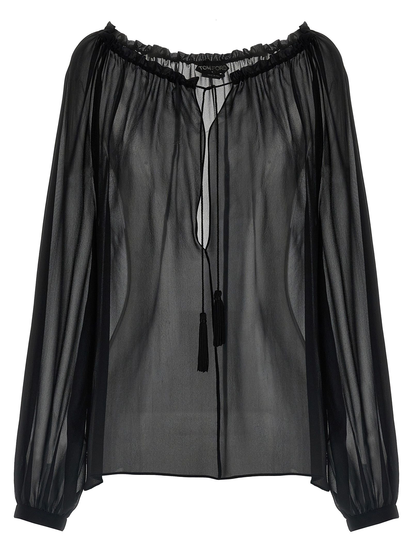 Tom Ford Silk Blouse Size XS / US 0-2 / IT 36-38 - 1 Thumbnail