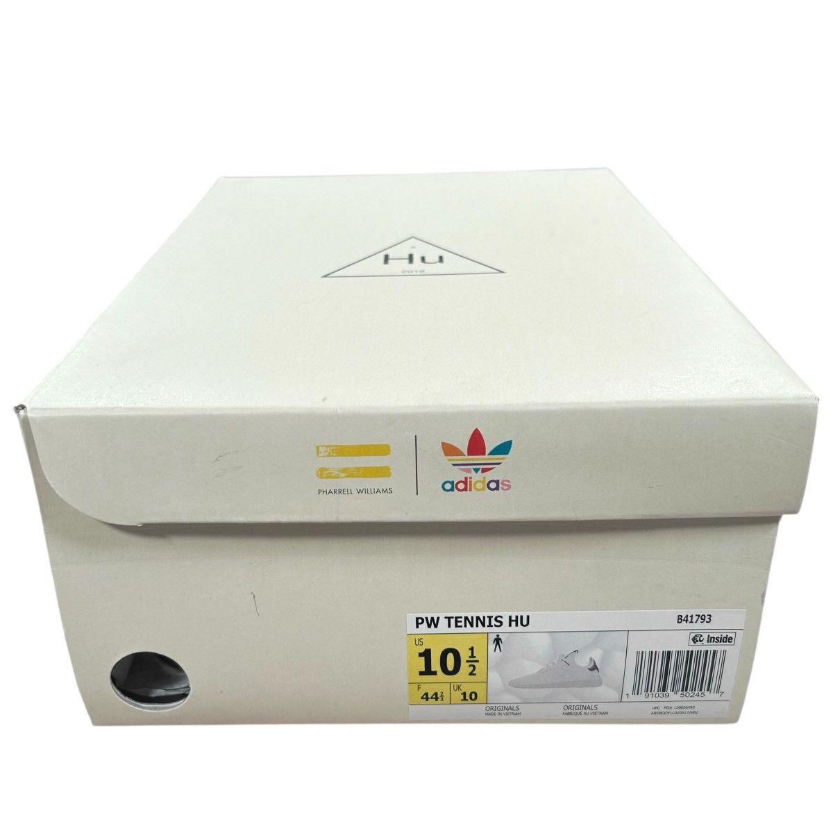 Adidas Adidas Pharrell Tennis HU Grey & White Sneakers Size US 10.5 / EU 43-44 - 10 Thumbnail