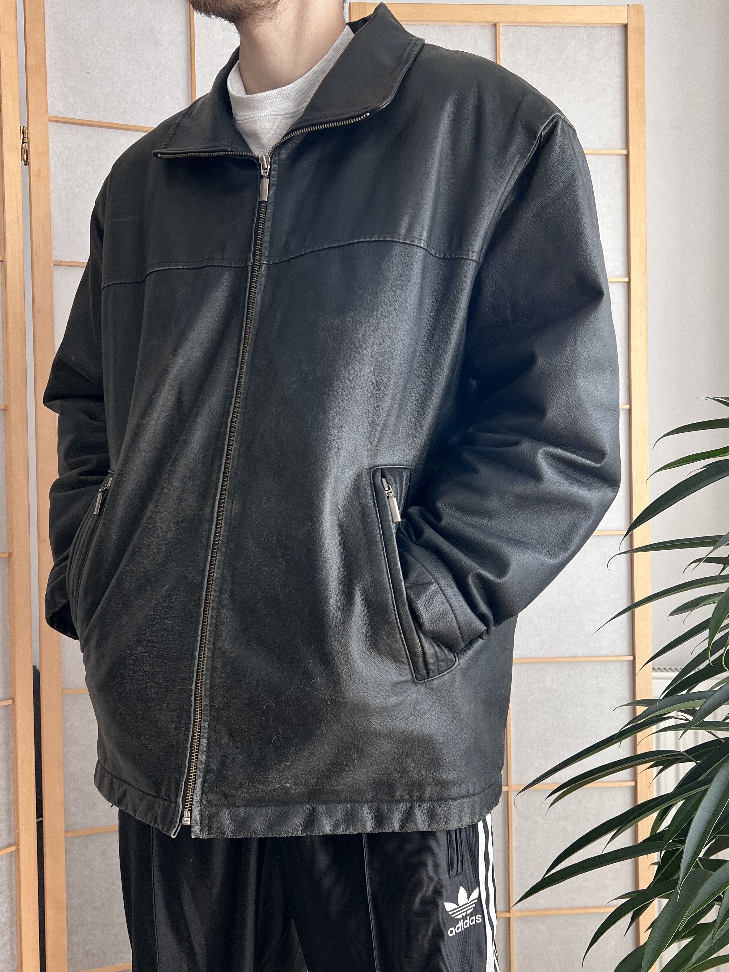 Hysteric Glamour 90s real leather jacket coat boxy fit y2k avant garde opium Size US XL / EU 56 / 4 - 9 Thumbnail