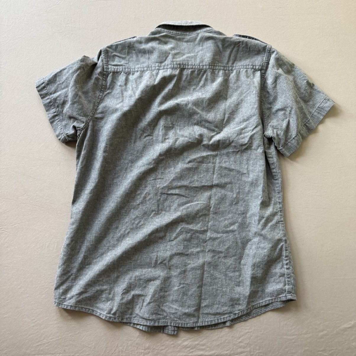 Nice Collective NICE Collective MILITARY SHORT SLEEVE BUTTON UP SHIRT Size US L / EU 52-54 / 3 - 2 Thumbnail