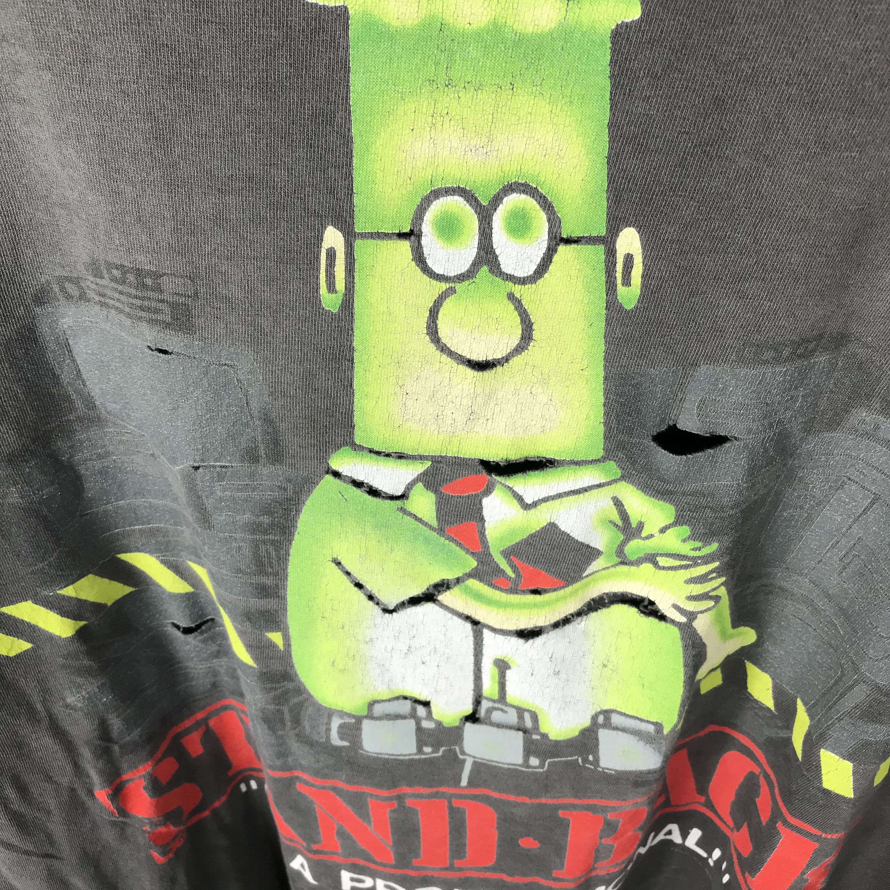 Cartoon Network vintage thrashed 90s Dilbert Software The Network Is Down Size US XL / EU 56 / 4 - 5 Thumbnail